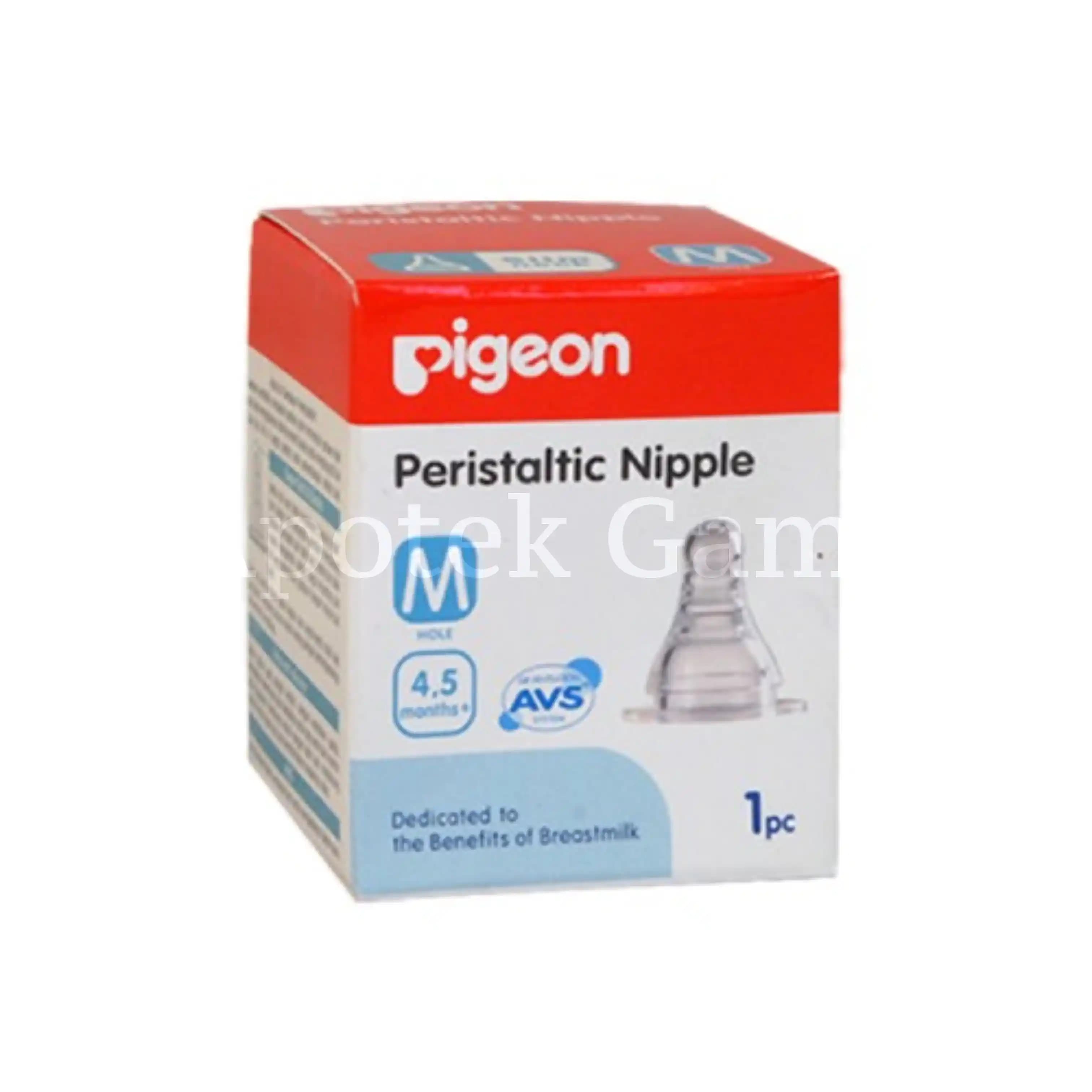PIGEON PERISTALTIC NIPPLE M 2