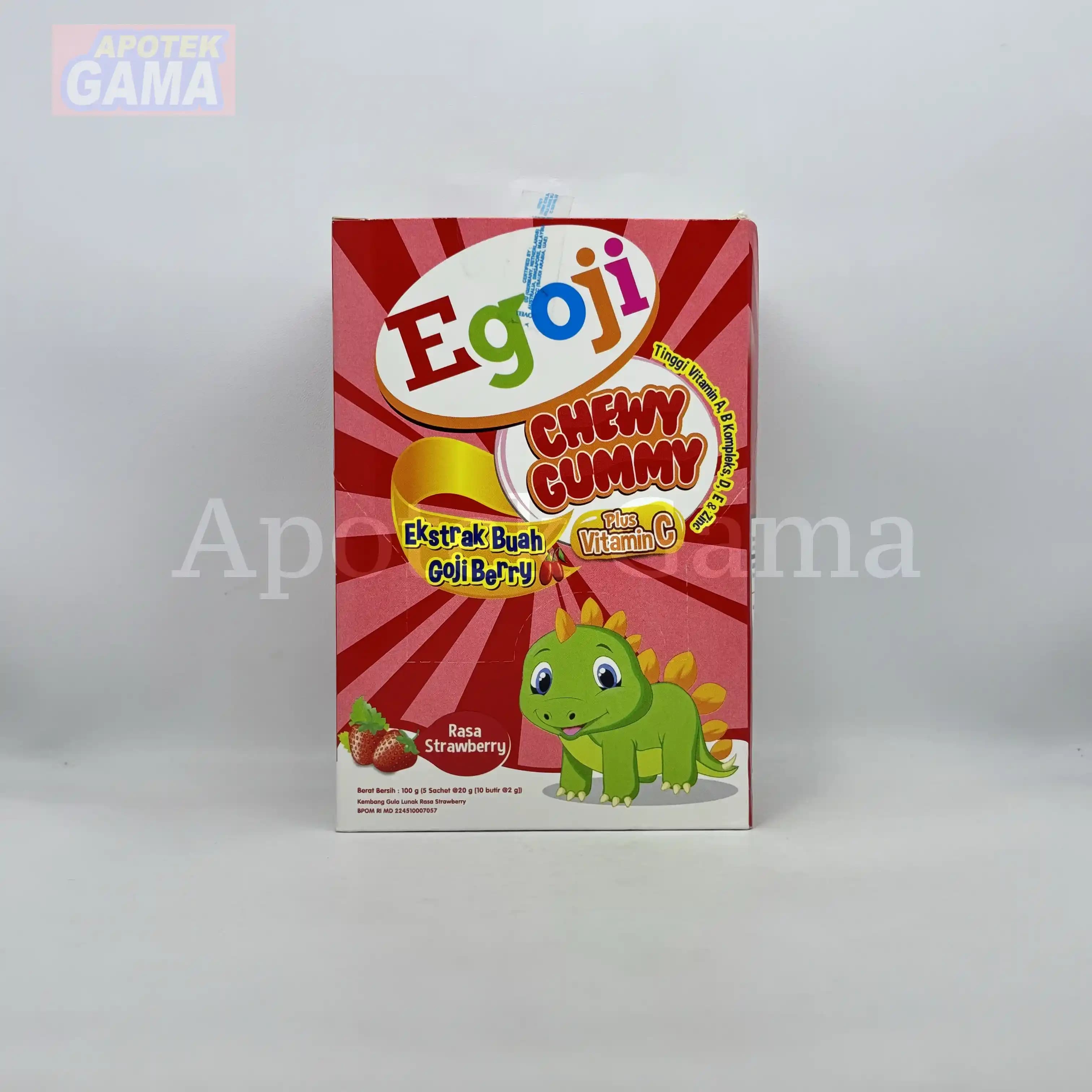 EGOJI CHEWY GUMMY STRAW 100G 2