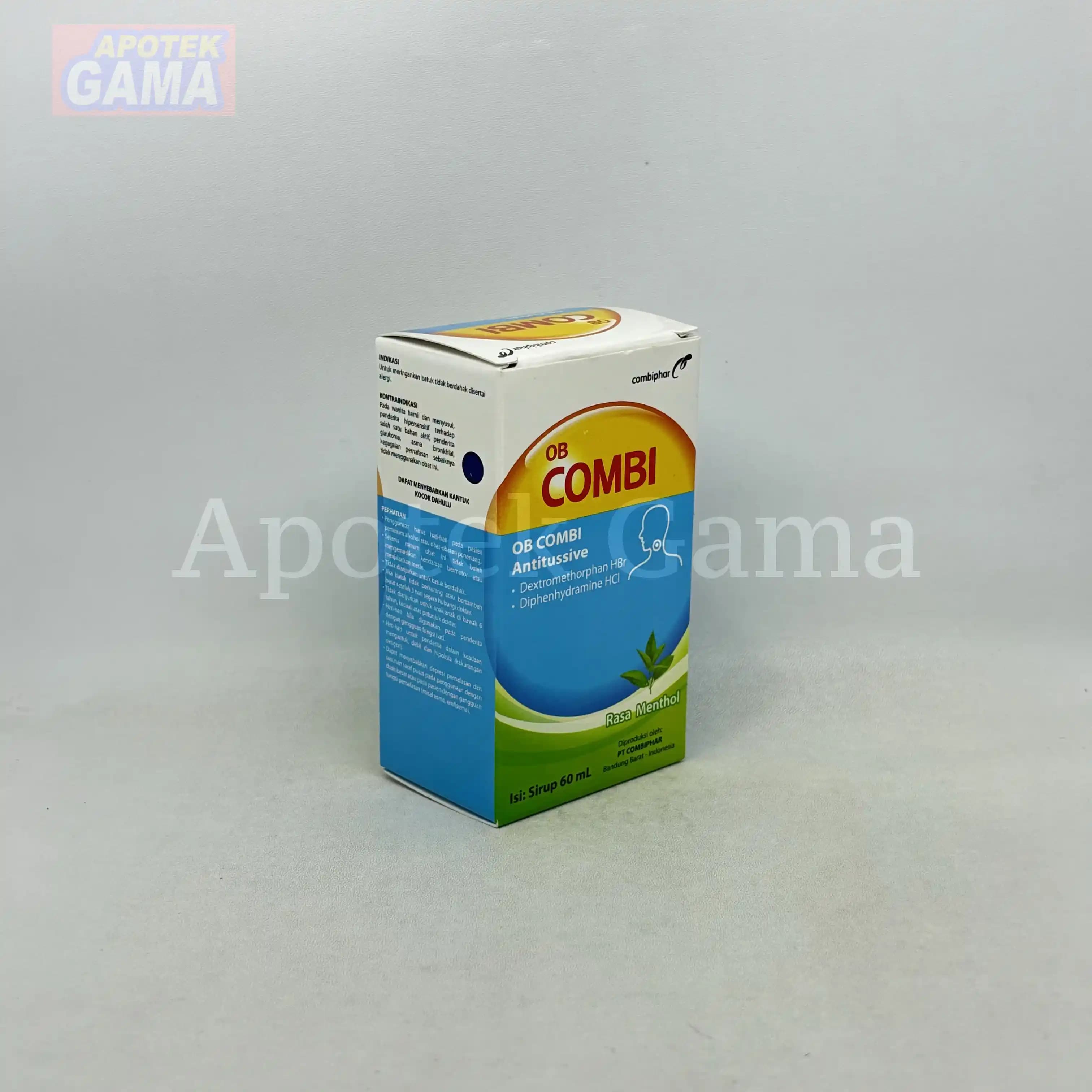 OB COMBI ANTITUSSIVE MENTOL 60ML 4