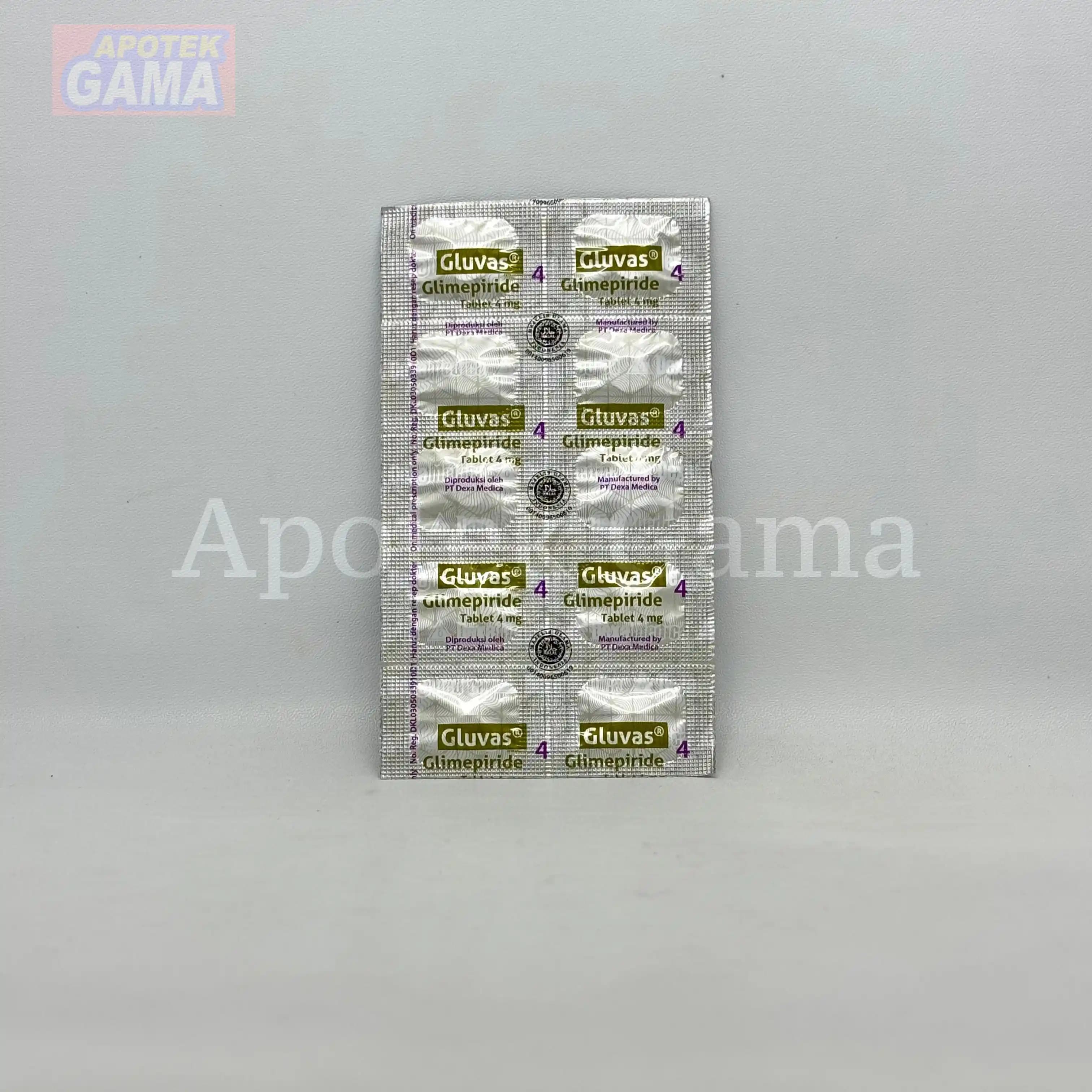 GLUVAS 4MG/50 TAB 5