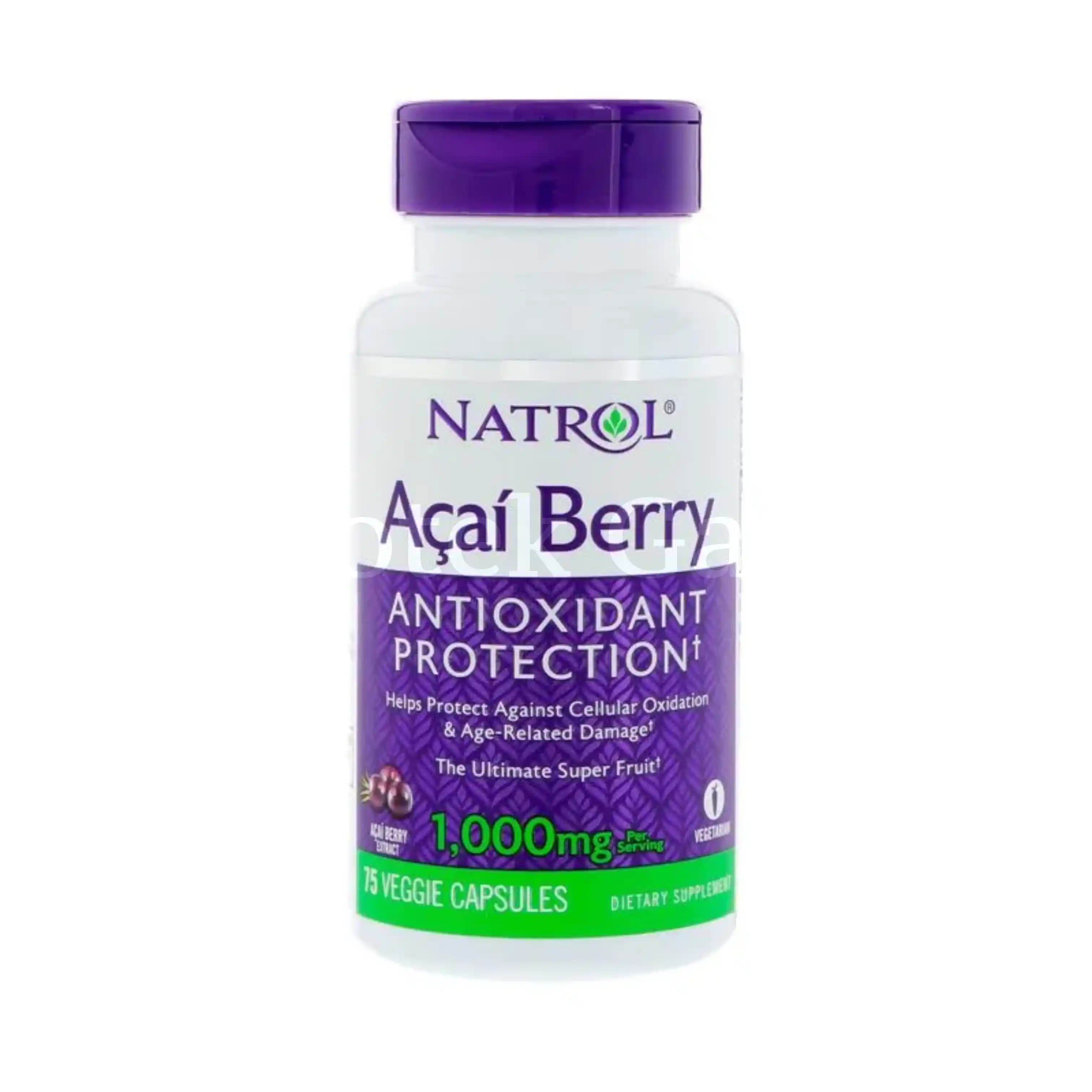 NATROL ACAI BERRY 1000MG 75S