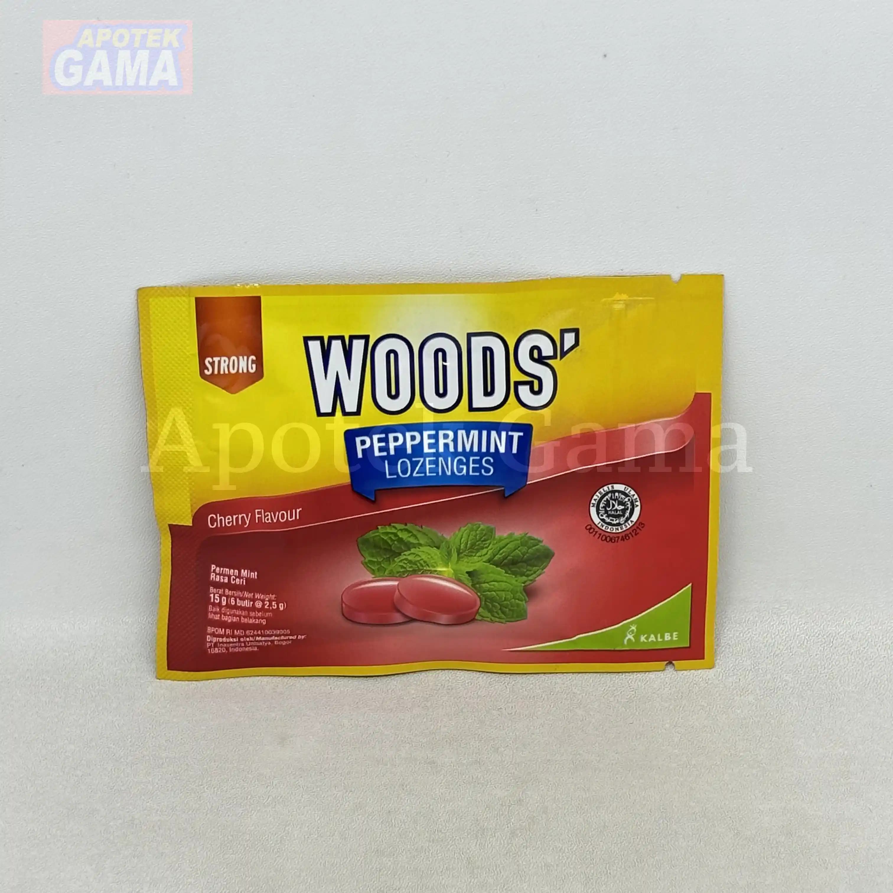 WOODS PEPPERMINT LOZ CHERRY 3