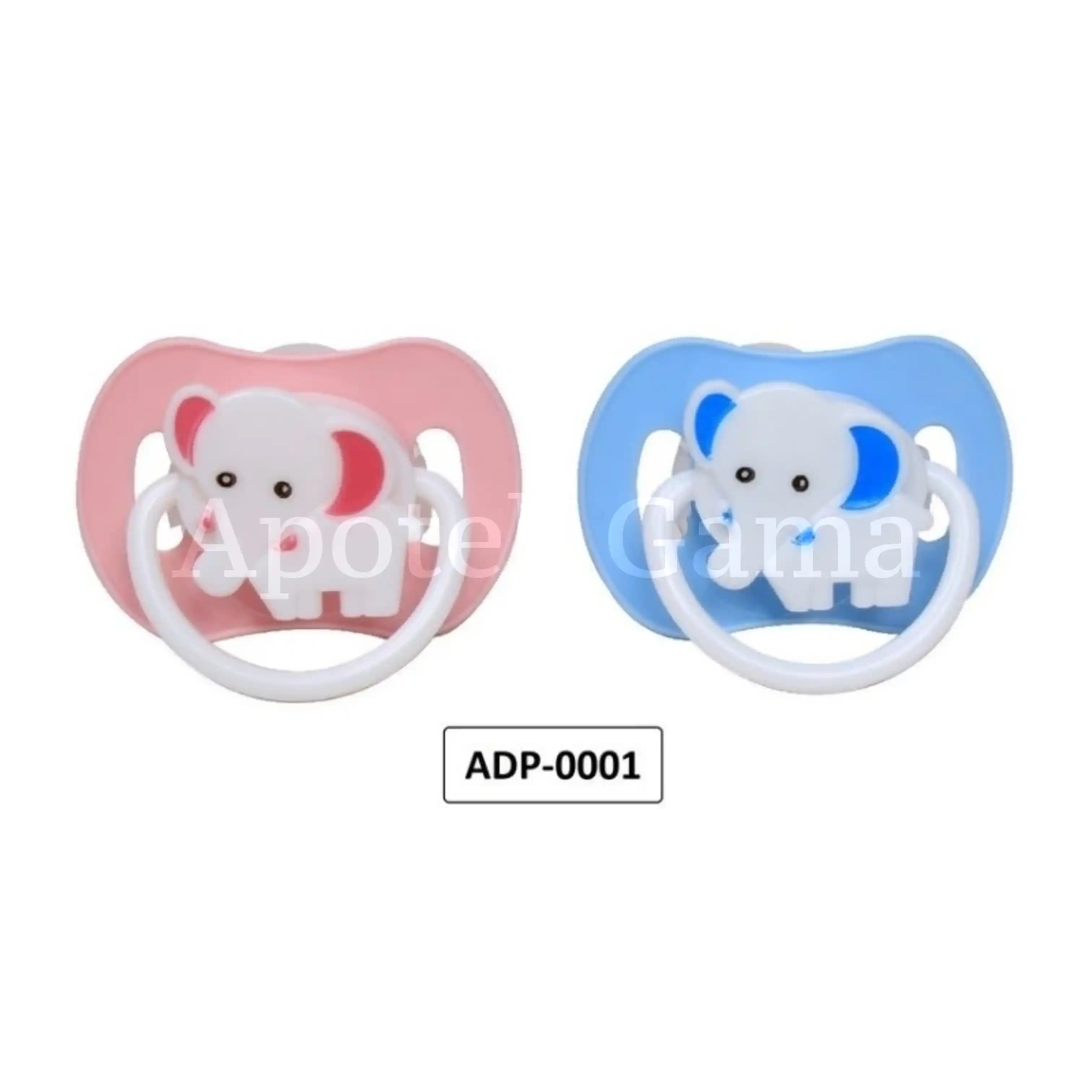 BUNNY PACIFIER 0-6M BLUE ADP 0001
