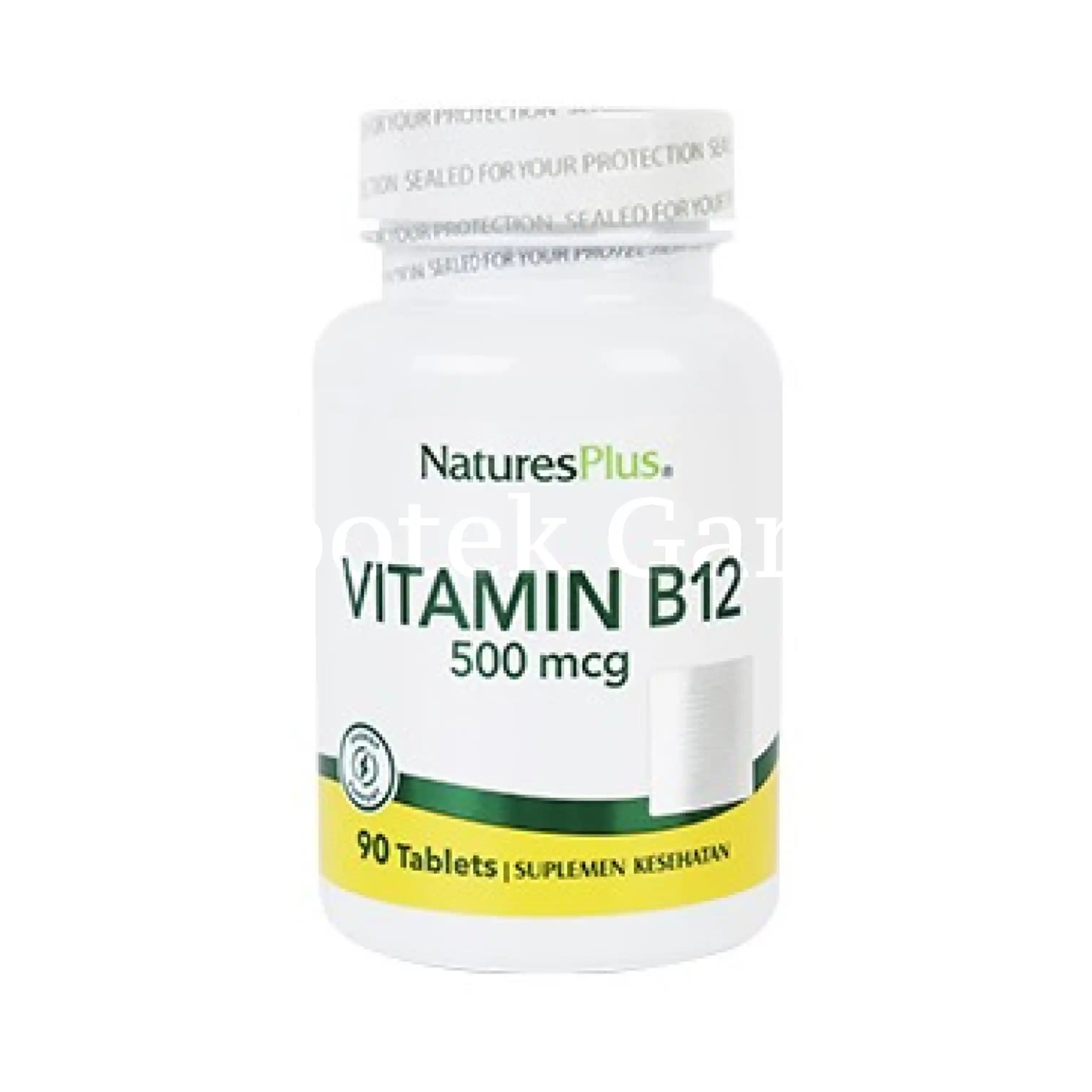 NATURES PLUS VITAMIN B12 500MCG 90S 2