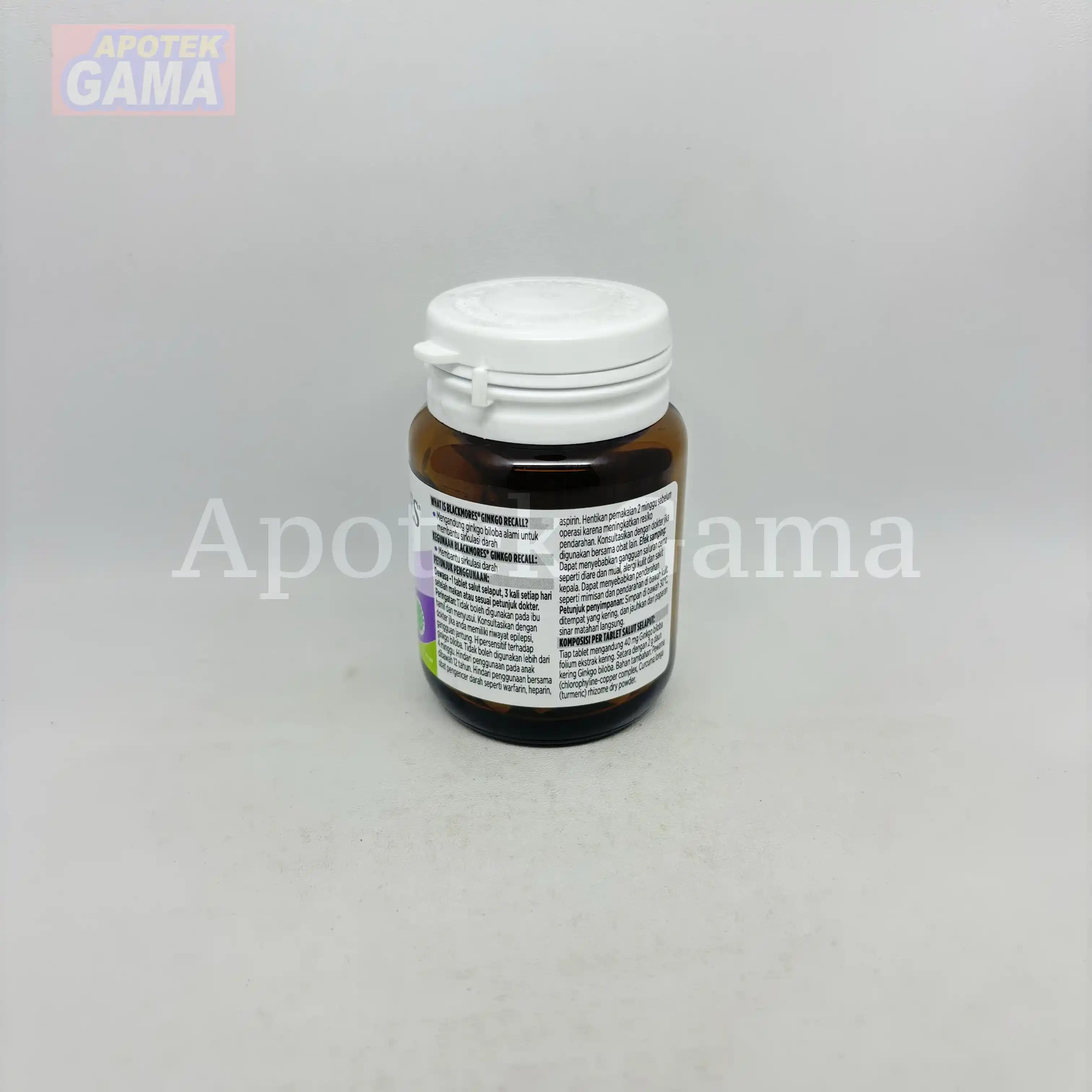 BLACKMORES GINKGO RECALL 30S 5