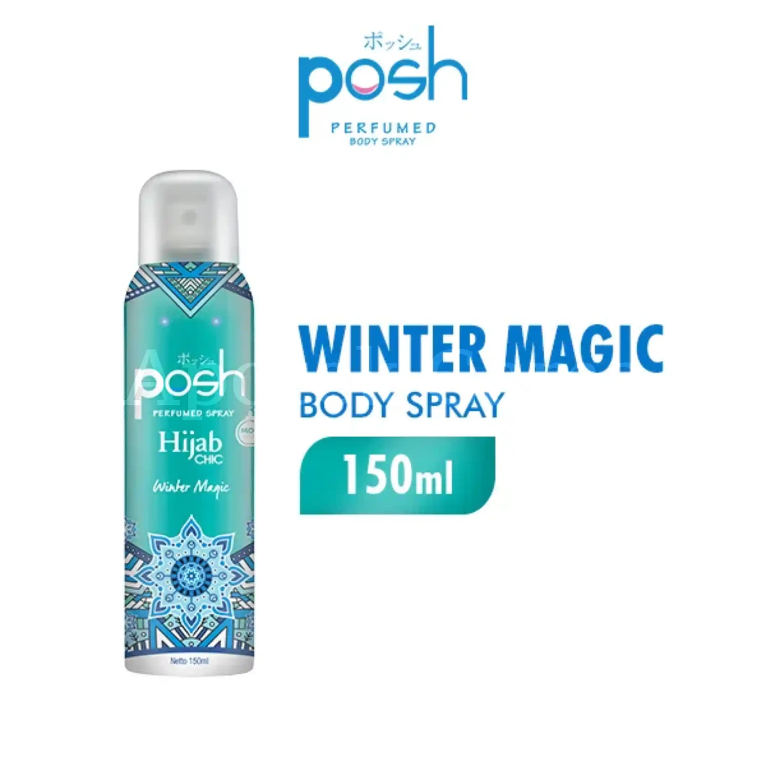 POSH PERFUMED BODY SPRAY HIJAB WINTER MAGIC 150ML 2
