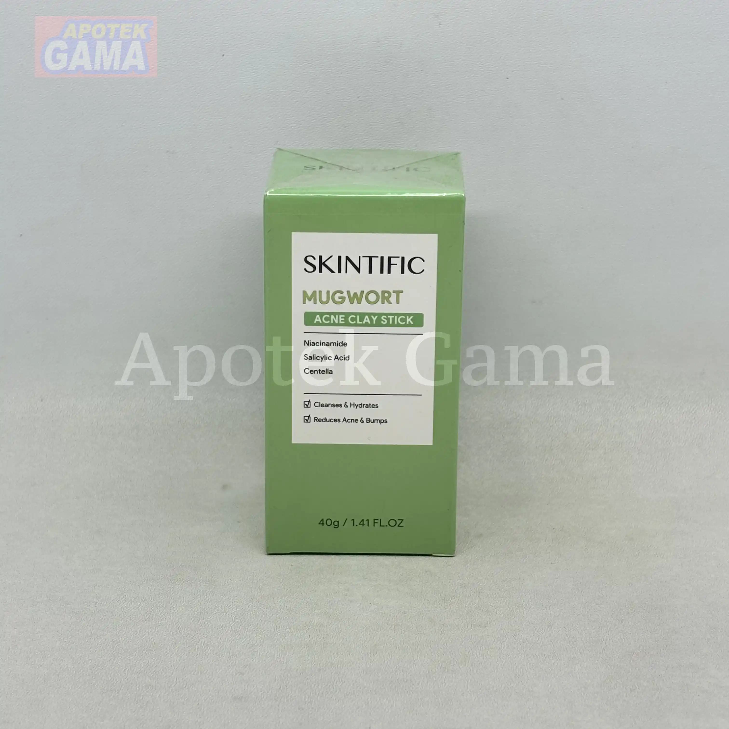SKINTIFIC MUGWORT ACNE CLAY STICK 2