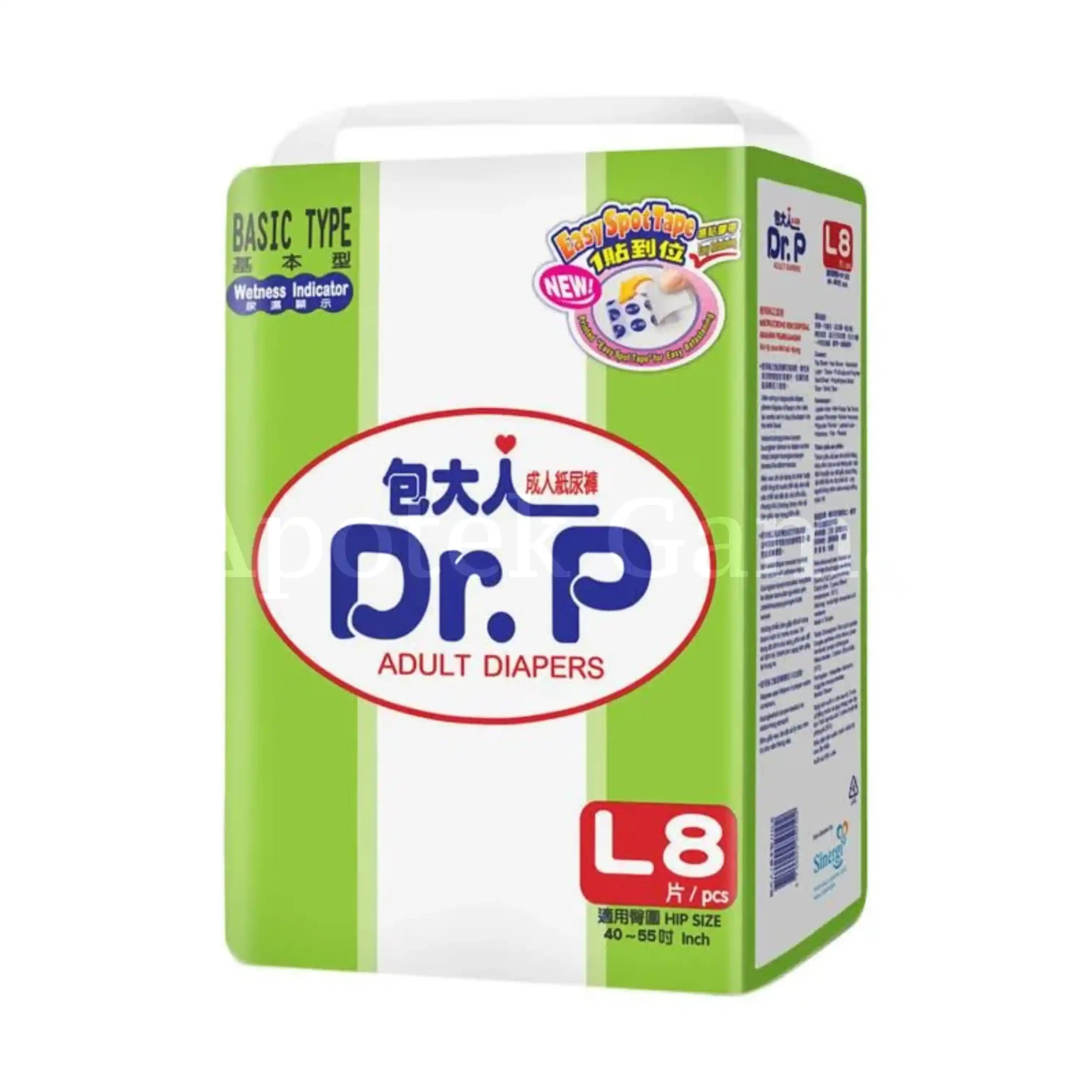 PAMPERS DR.P UKURAN L  2