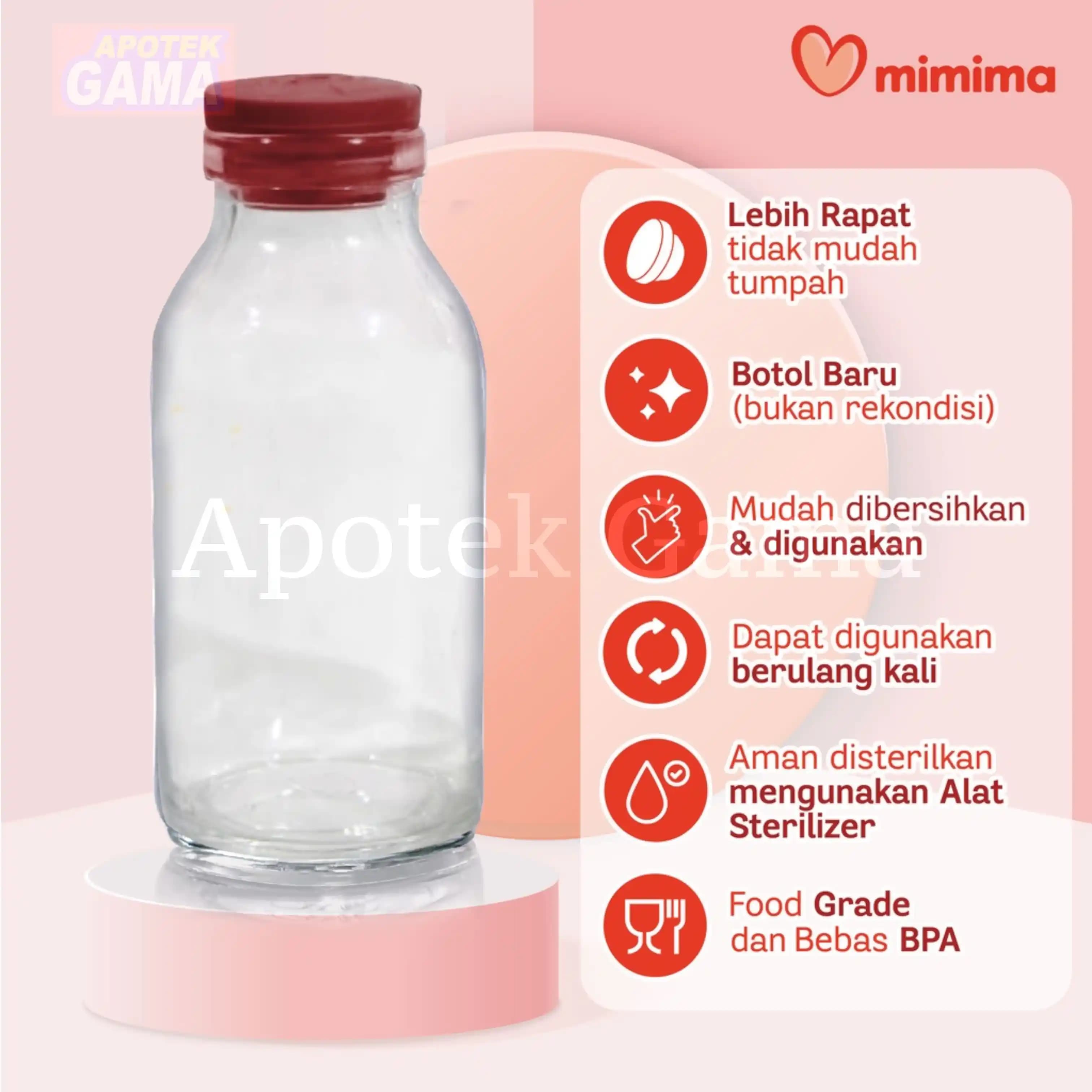 MIMIMA BOTOL KACA ASI 2