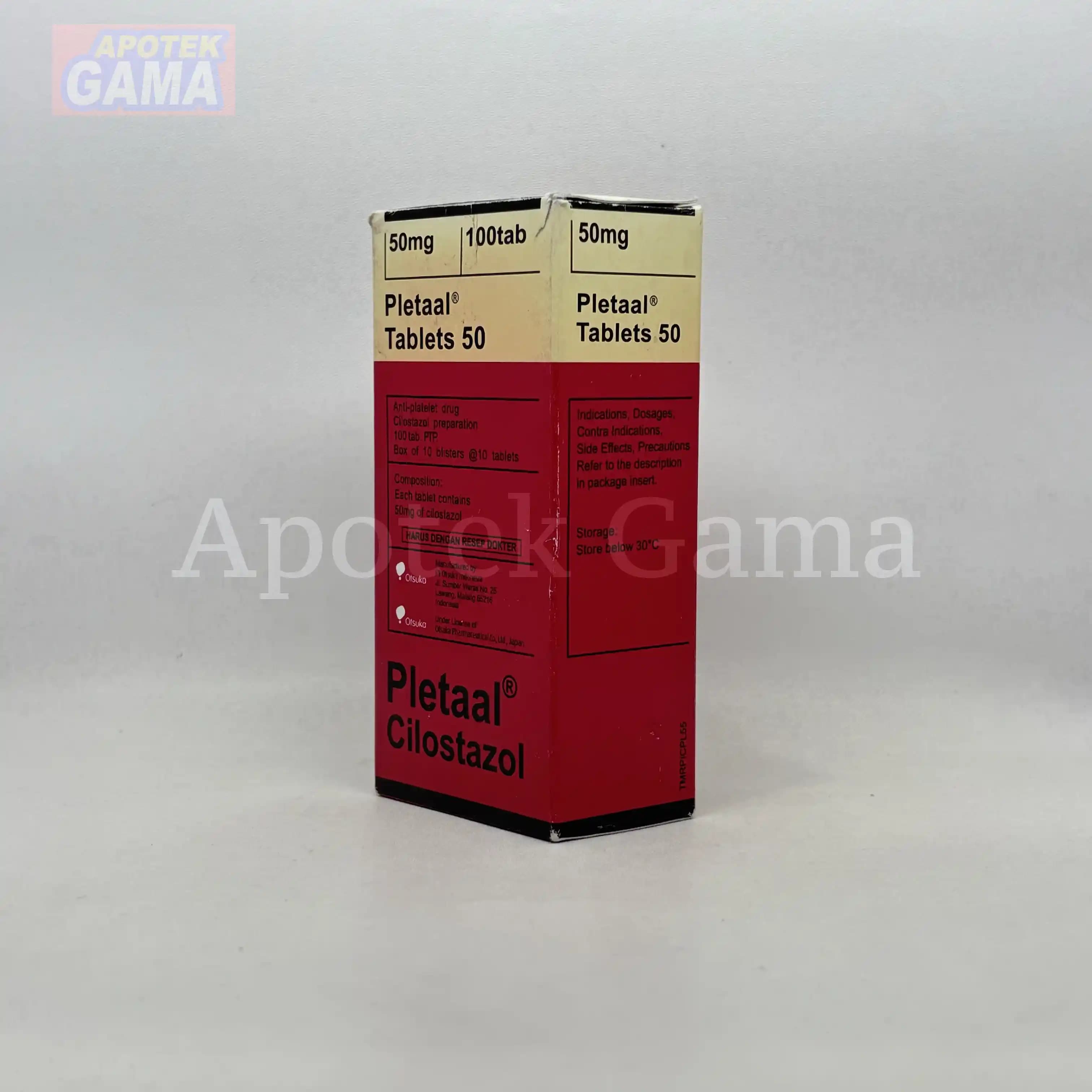 PLETAAL 50MG/100 TAB 5