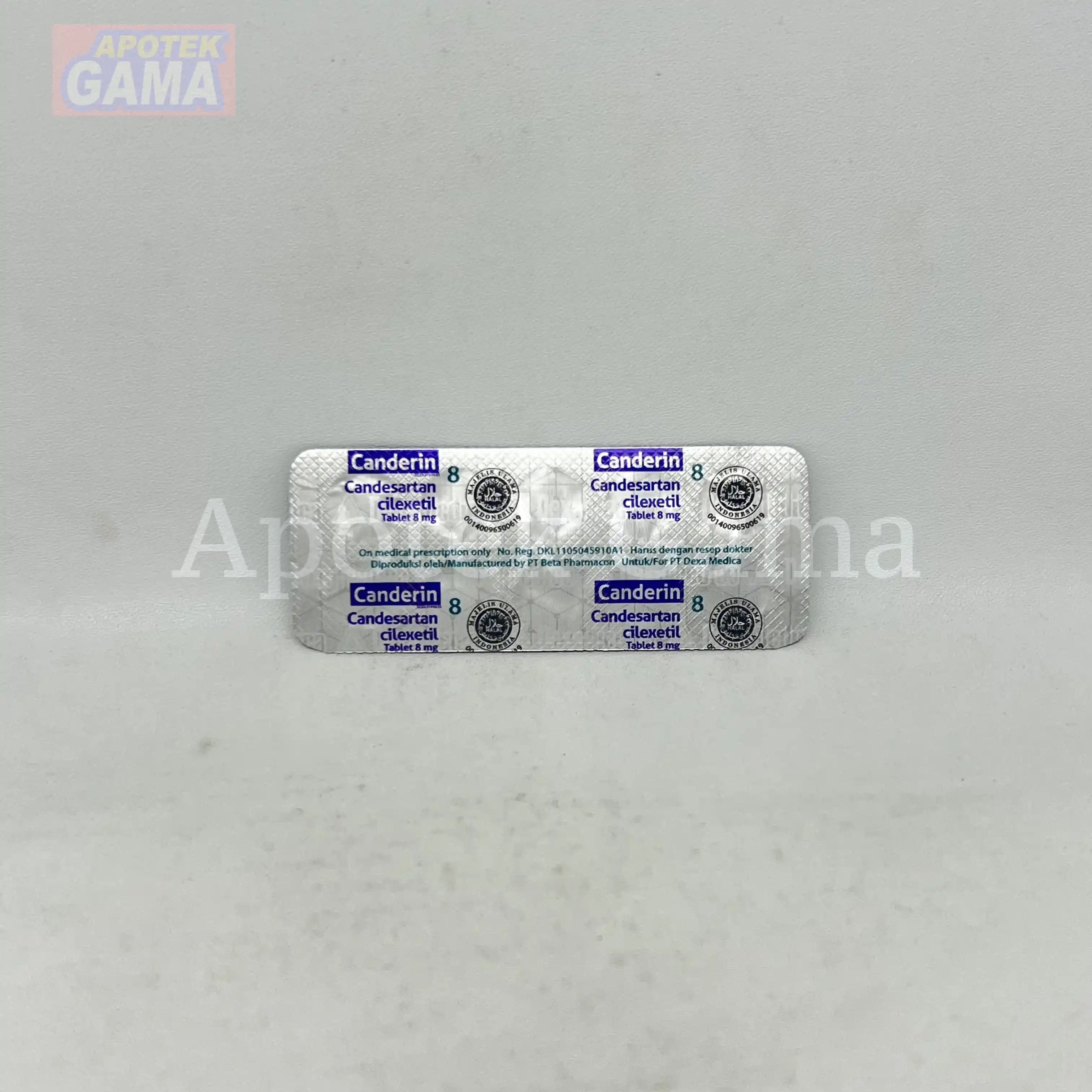 CANDERIN 8 MG TAB 2