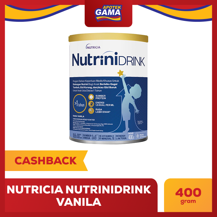 NUTRICIA NUTRINIDRINK VANILA 400G 2