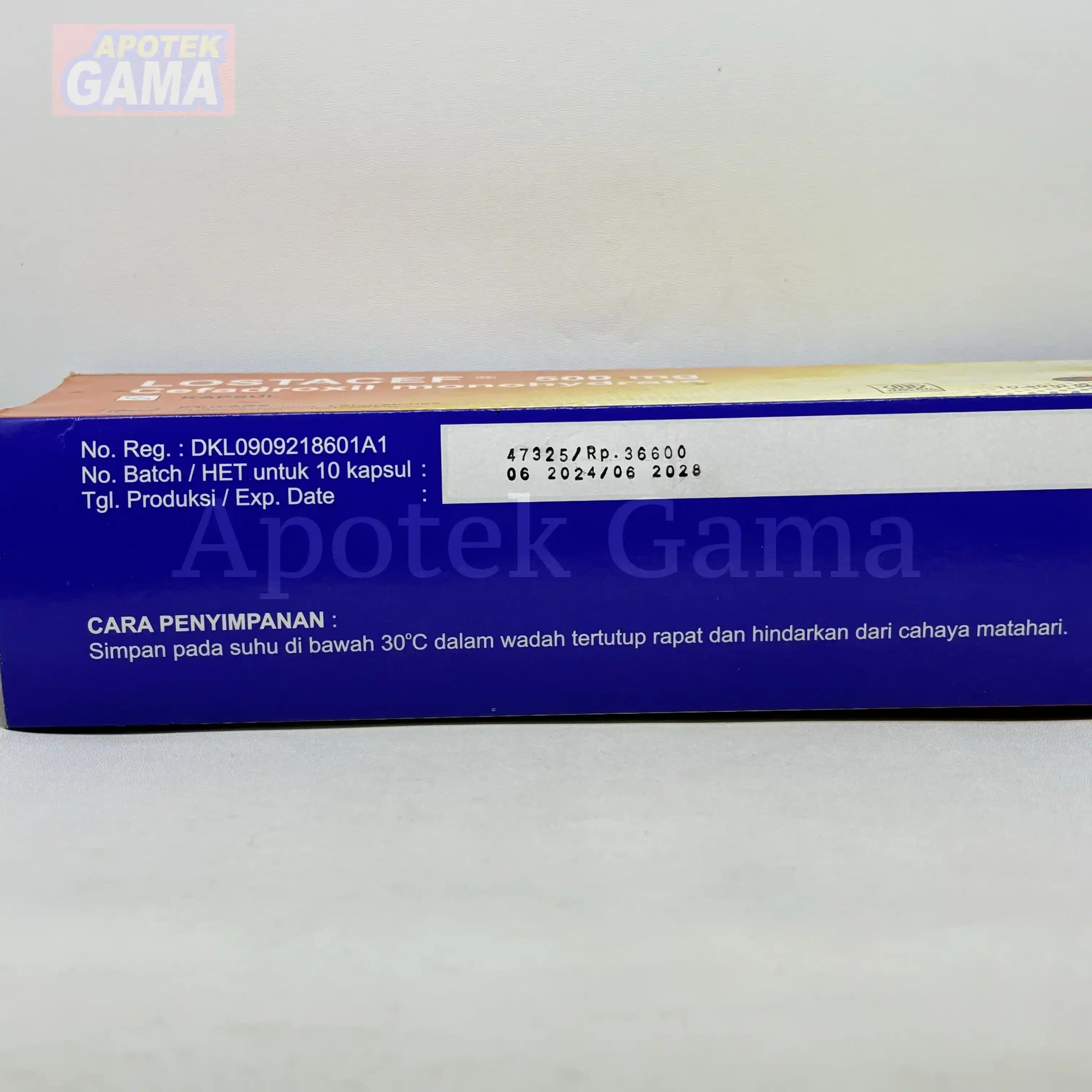 LOSTACEF  500MG/50 KAP 4