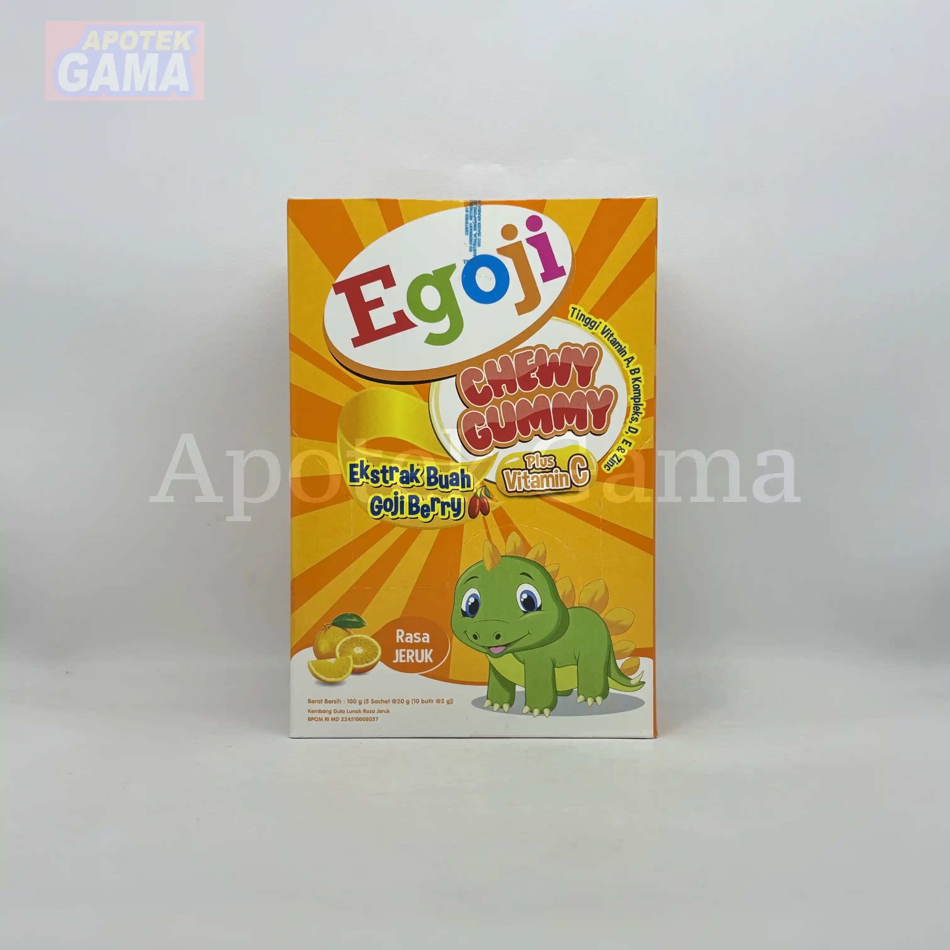 EGOJI CHEWY GUMMY JERUK 100G