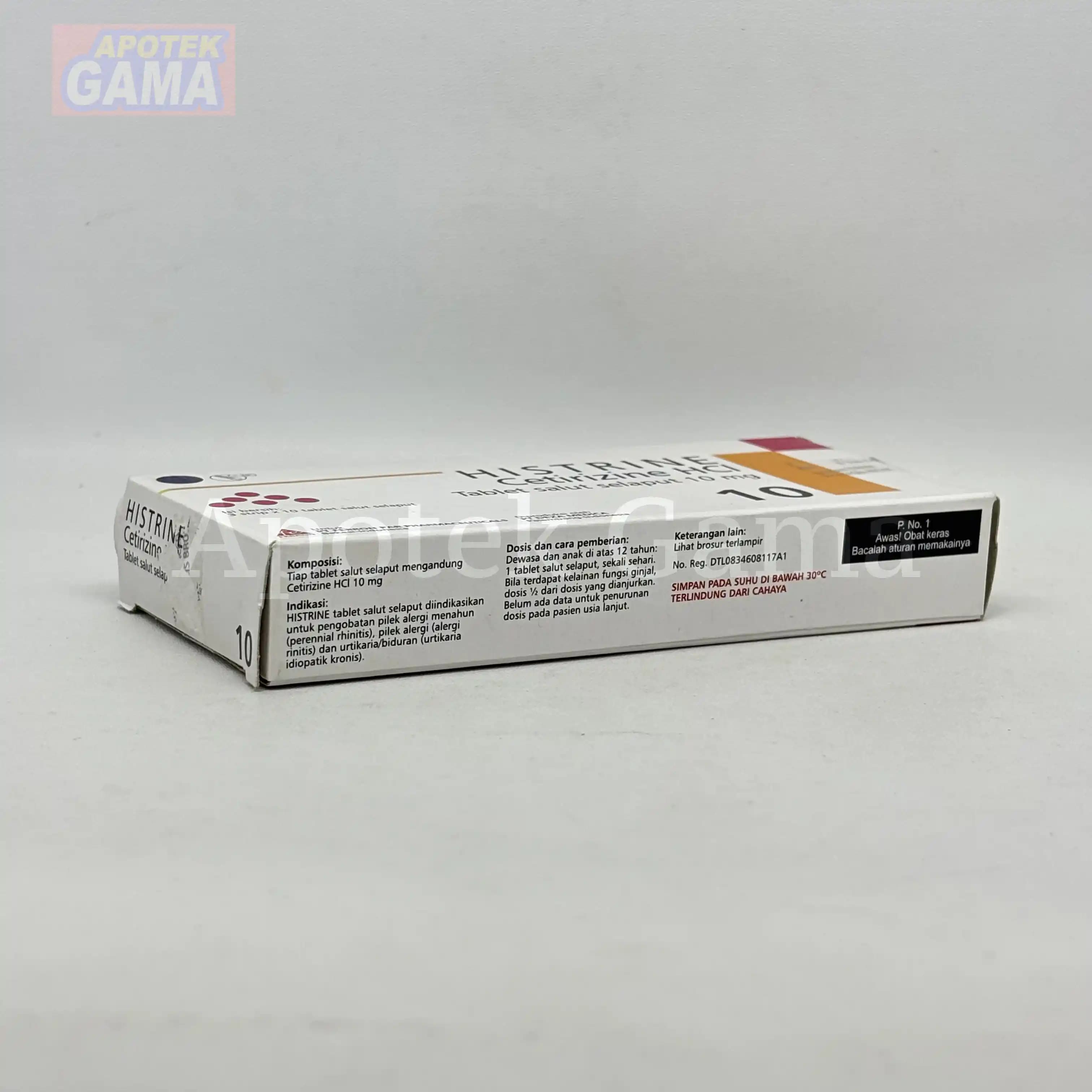HISTRINE 10 MG/30 TAB 6