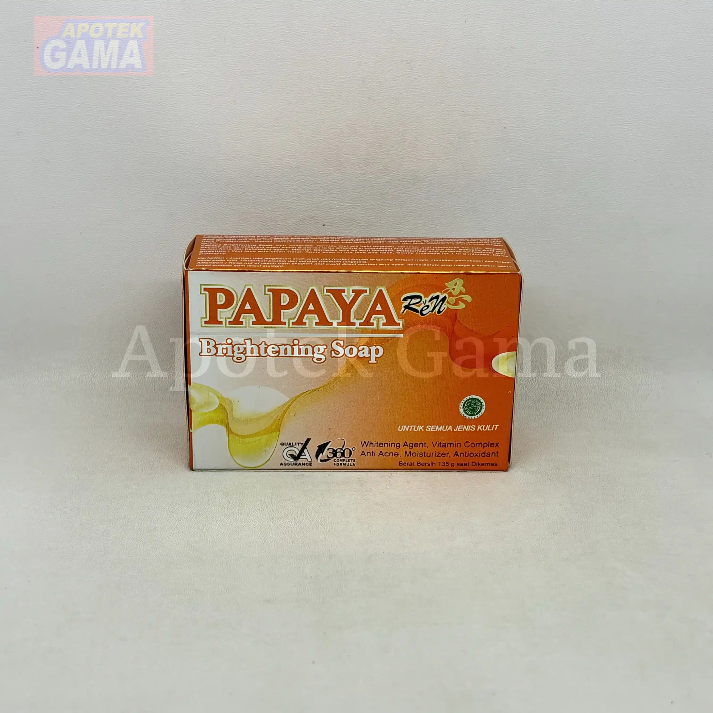 REN PAPAYA BRIGHTHENING SOAP 135GR 5