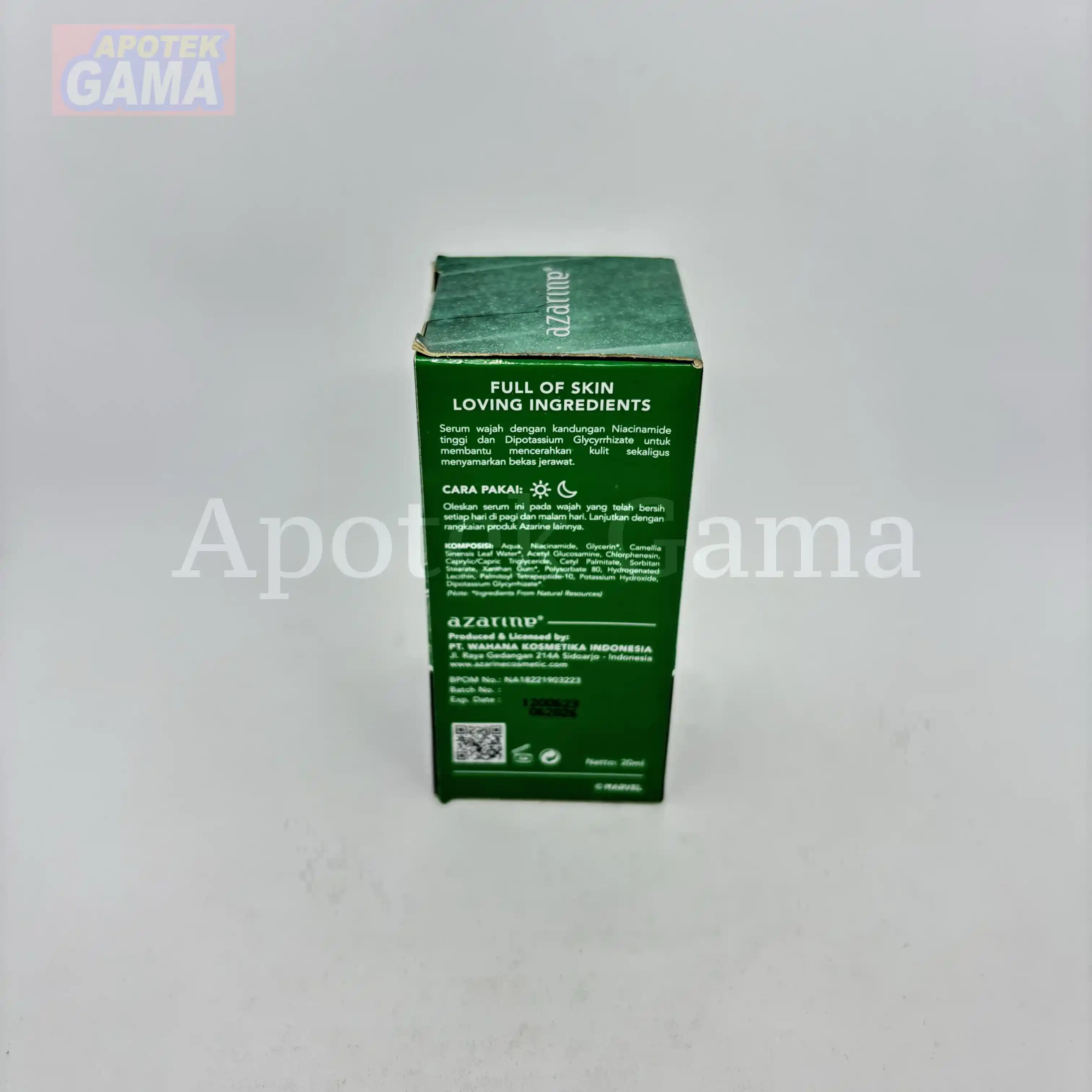 AZARINE NIACINAMIDE 10% + DIPOTASSIUM GLORIOUS SERUM 20 ML 3