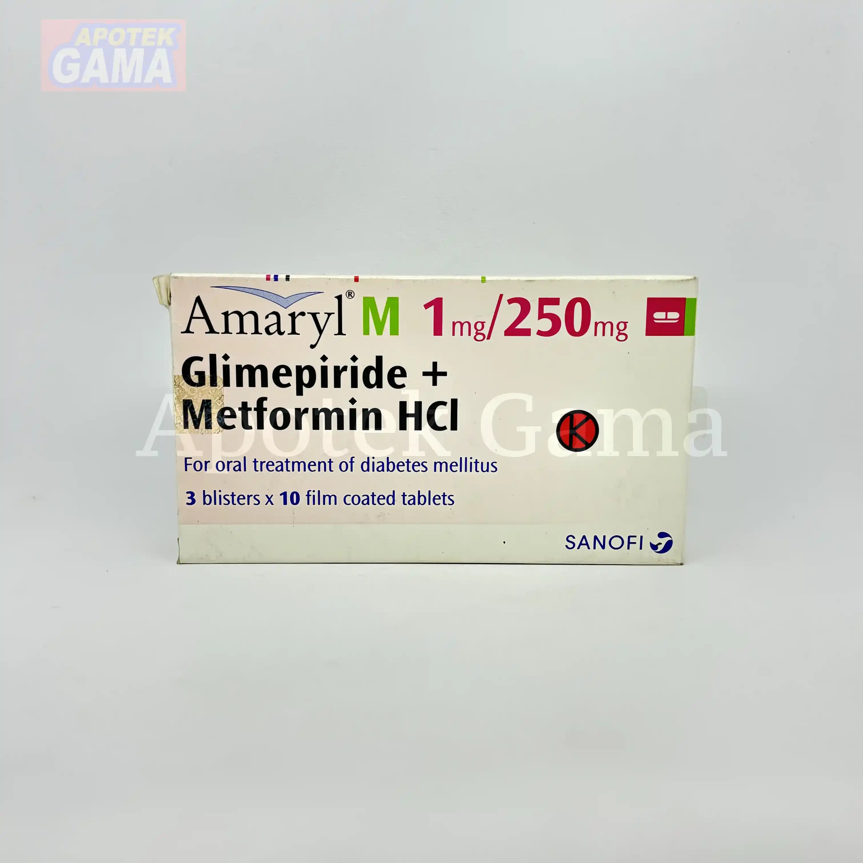 AMARYL M 1/250MG 4