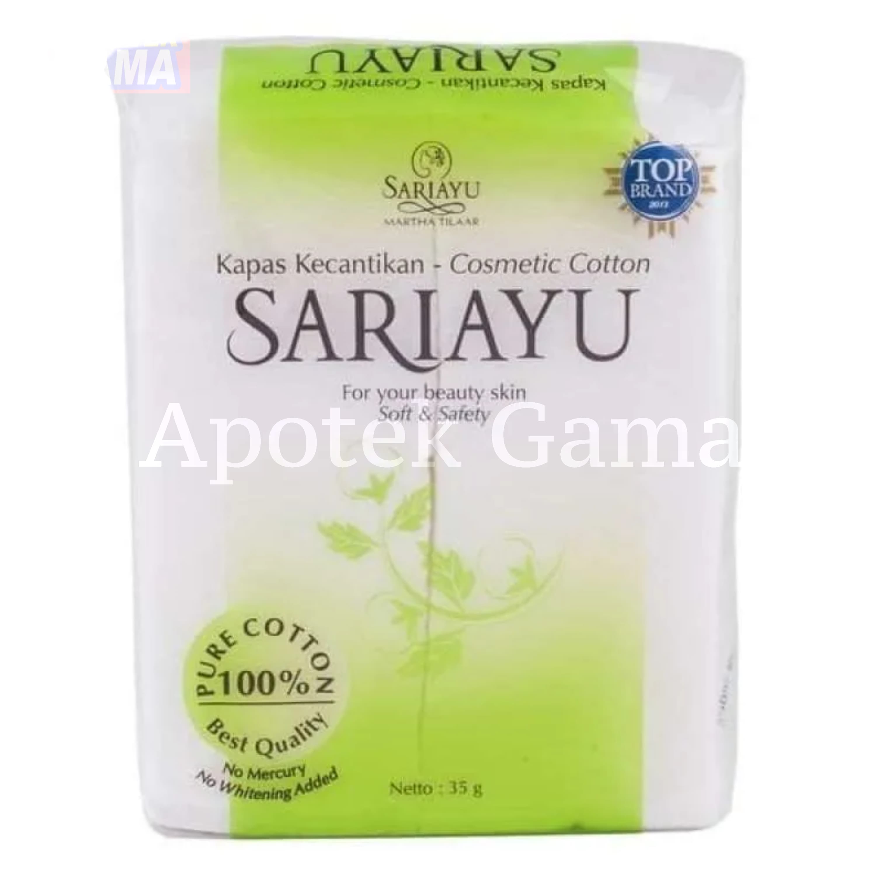 SARIAYU KAPAS KECANTIKAN BEAUTY COTTON 50G