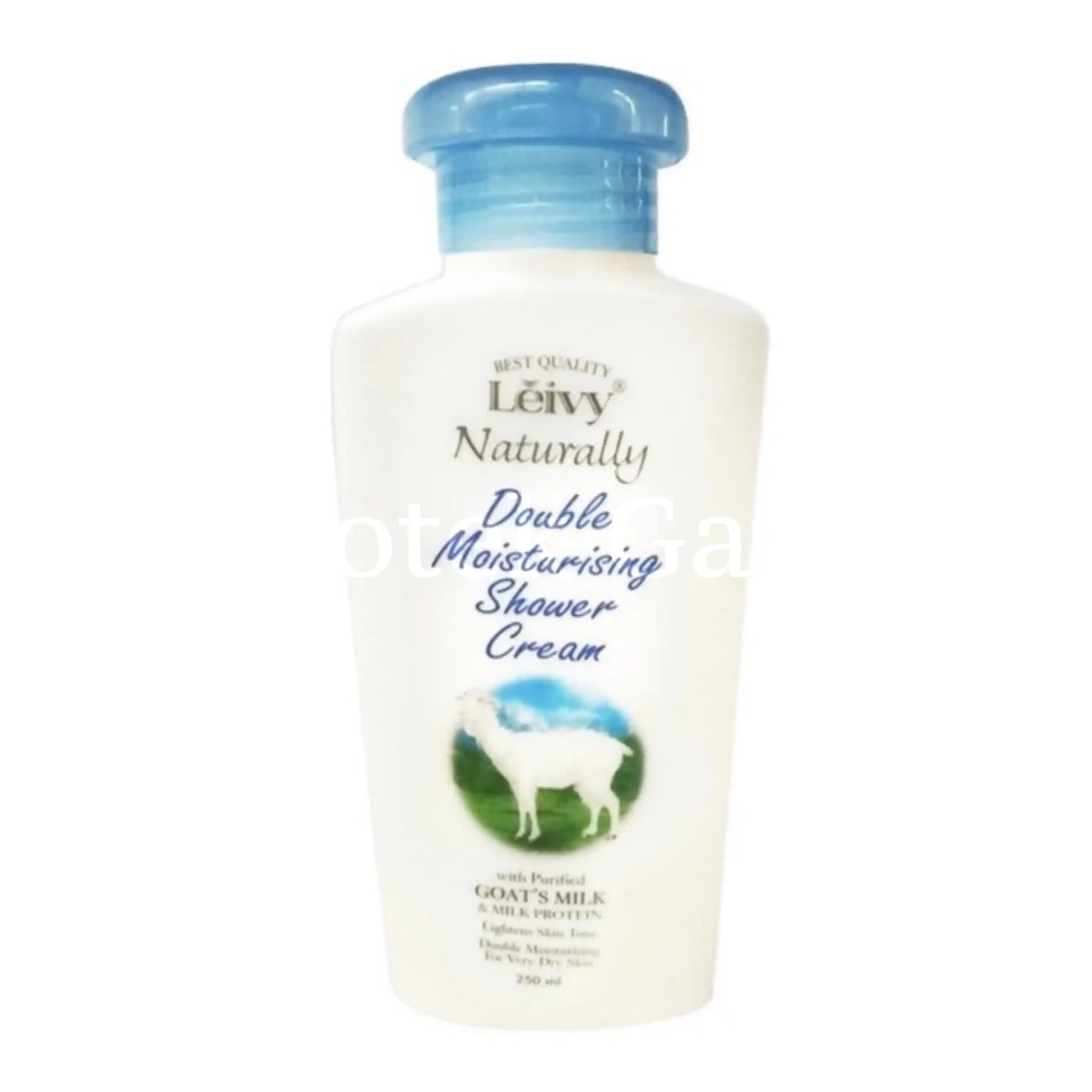 LEIVY DOUBLE MOISTURISING SHOWER CREAM GOATS MILK 250ML 2