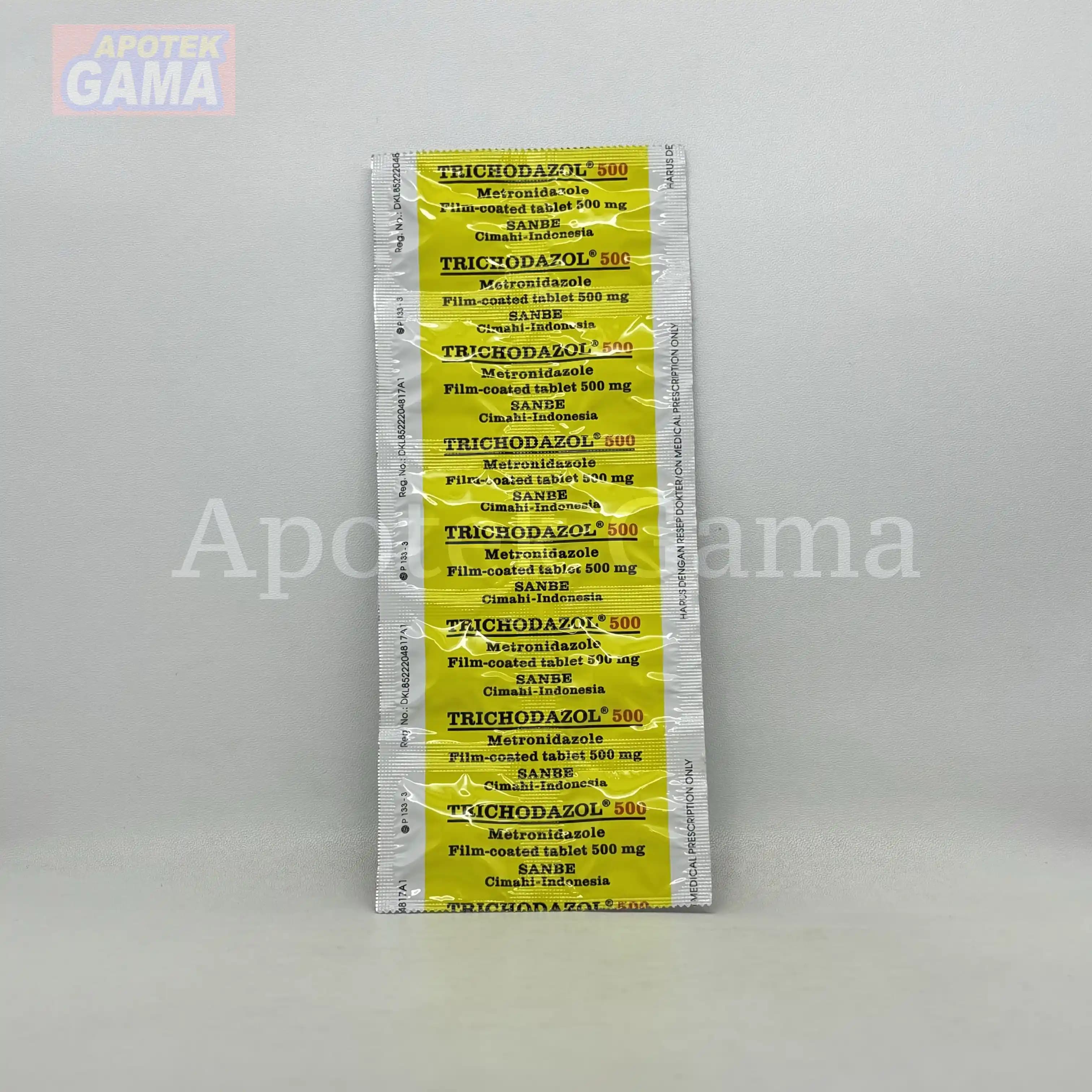 TRICHODAZOLE TAB 500 2