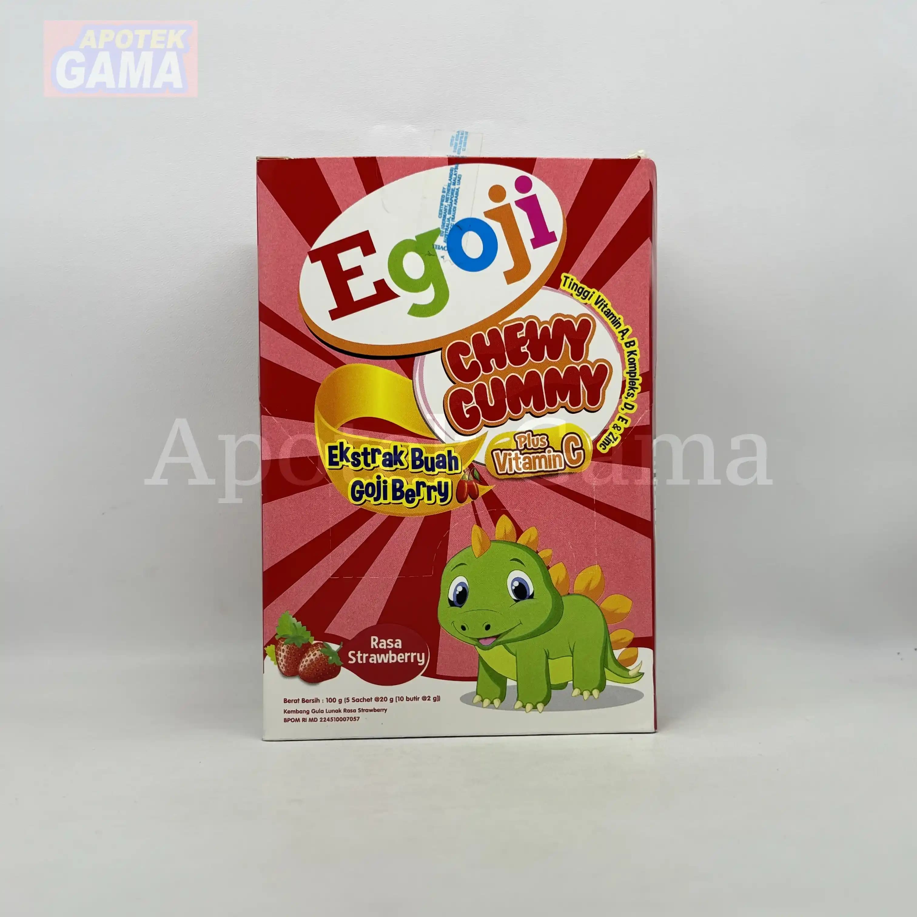 EGOJI CHEWY GUMMY STRAW 100G 4