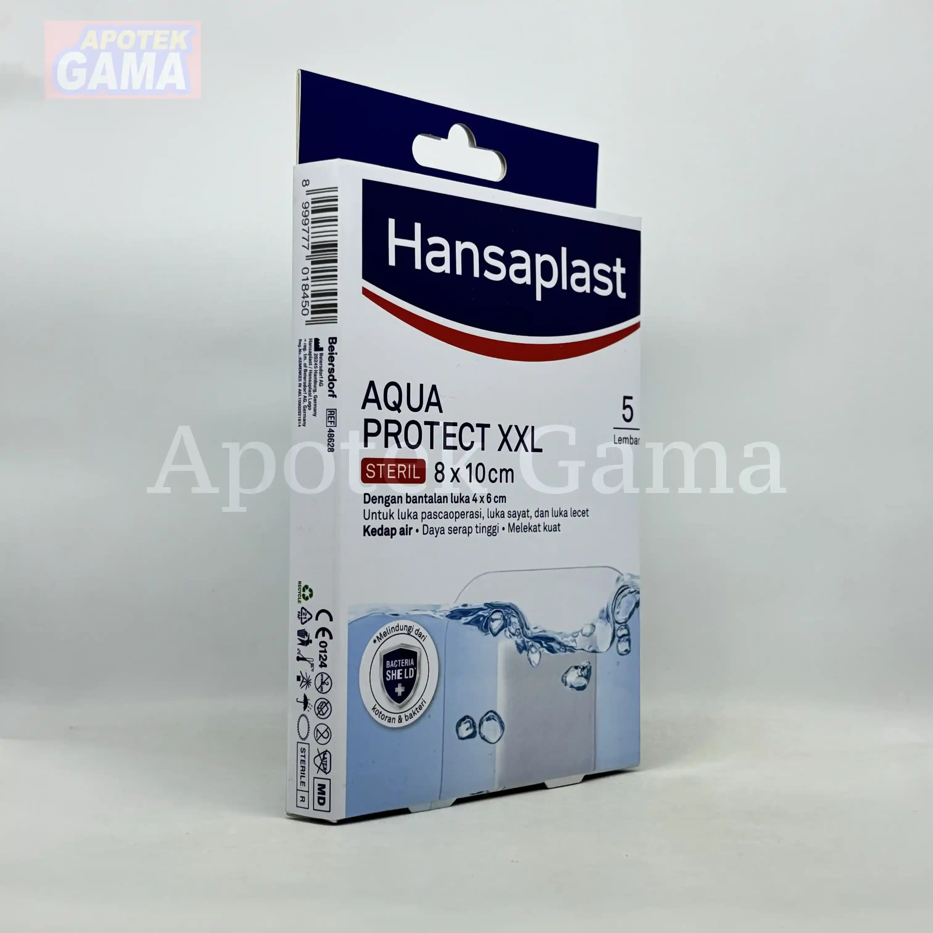 HANSAPLAST AQUA PROT STERIL XXL 8X10CM 5PCS 5