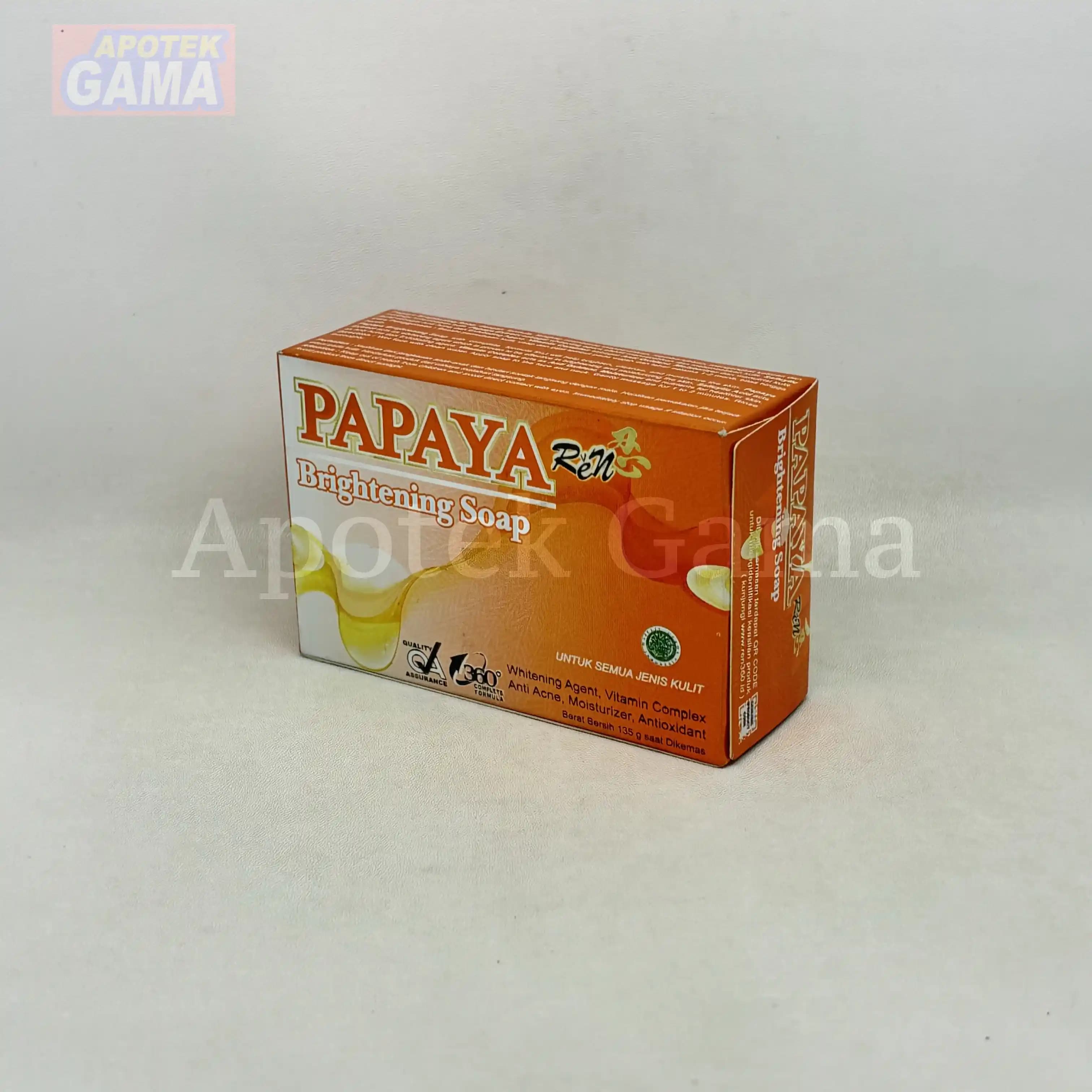 REN PAPAYA BRIGHTHENING SOAP 135GR 3