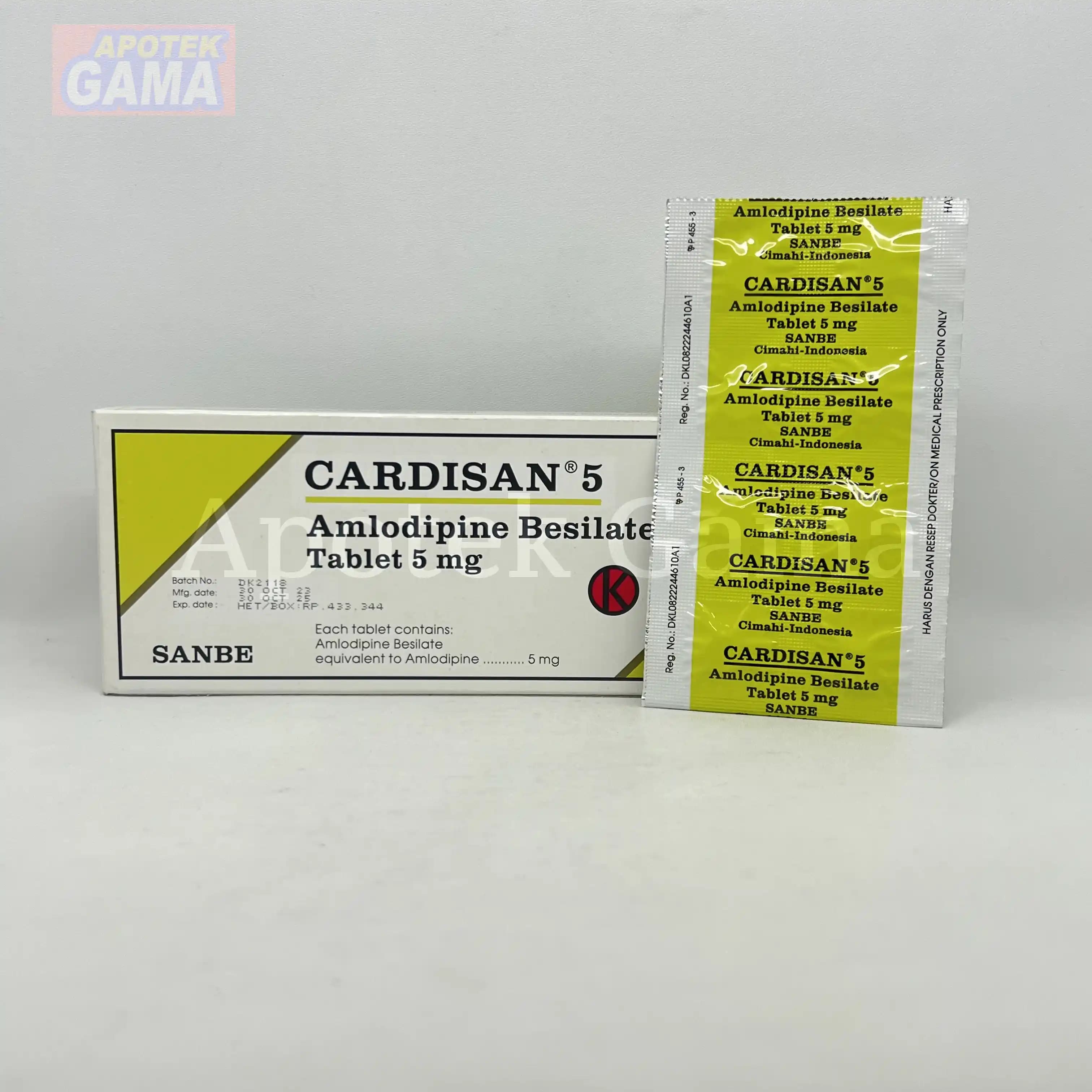 CARDISAN TAB 5 MG 5