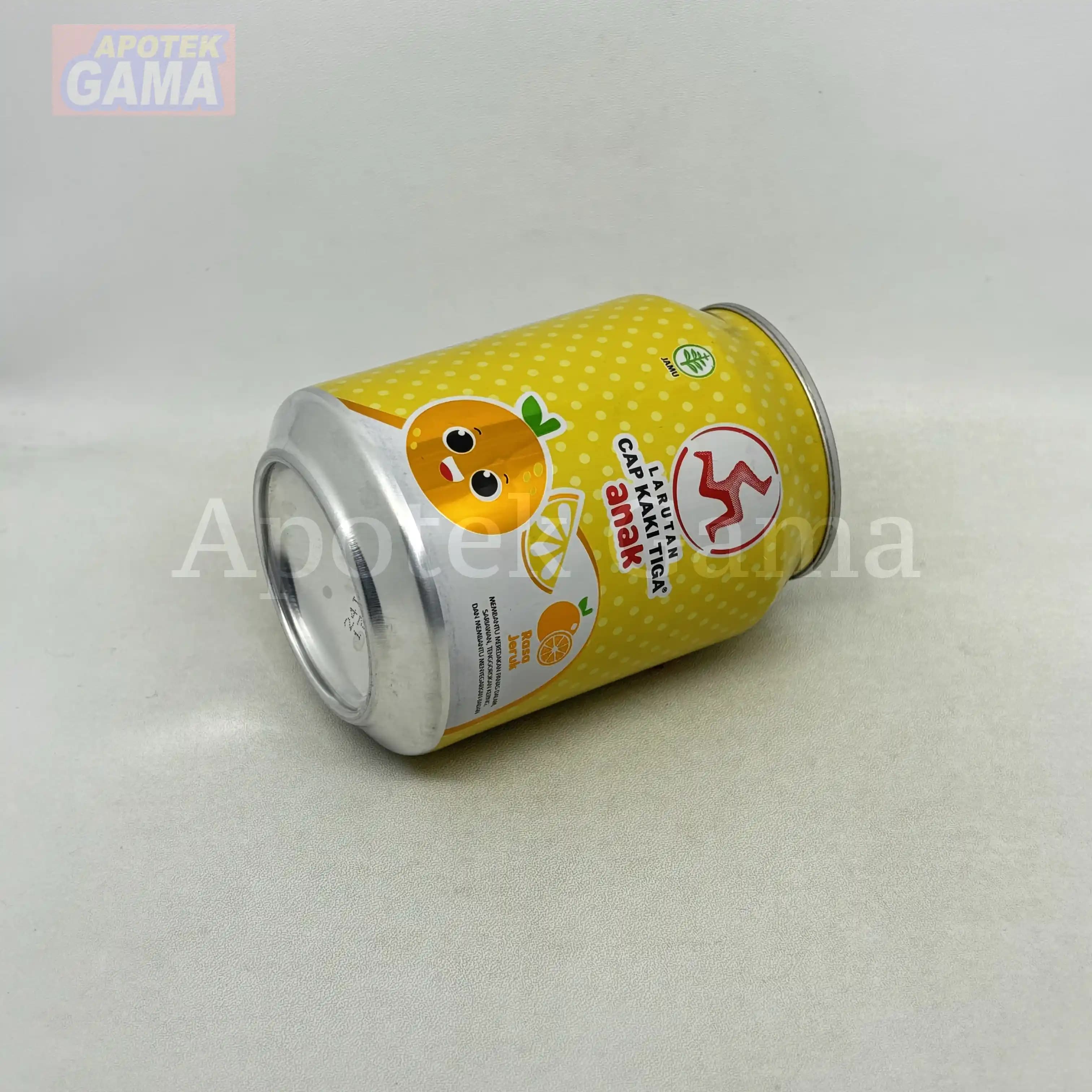 LARUTAN ANAK CAP KAKI TIGA RASA JERUK 250 ML 2
