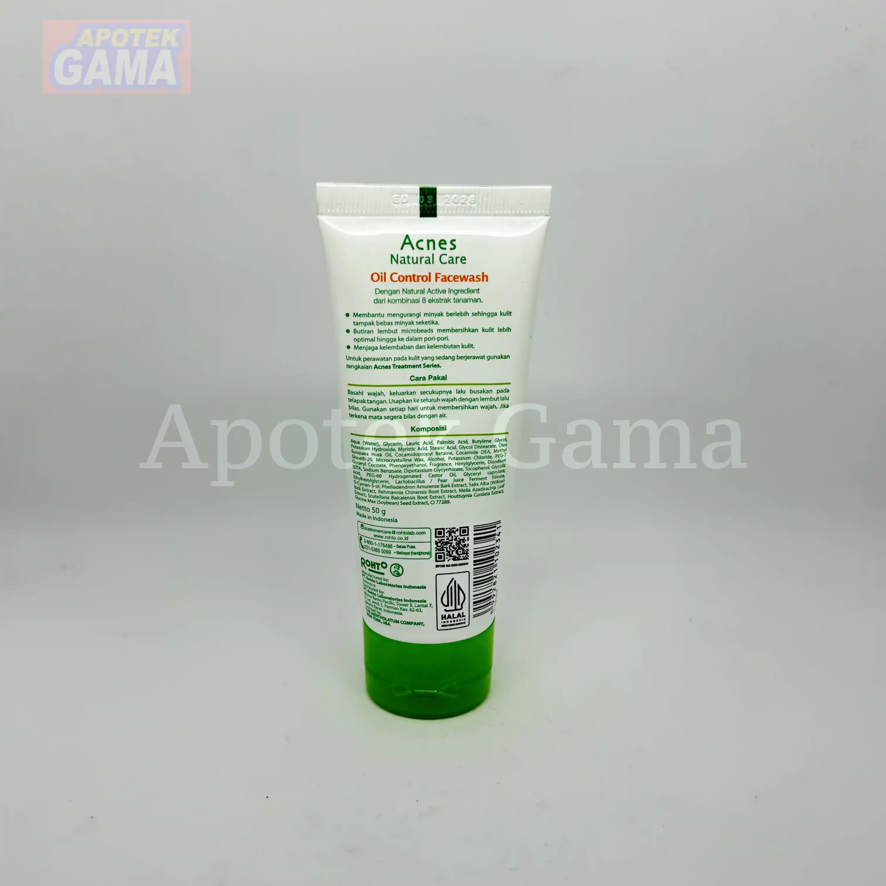 ACNES OIL CONTROL FACE WASH 50 GR 8