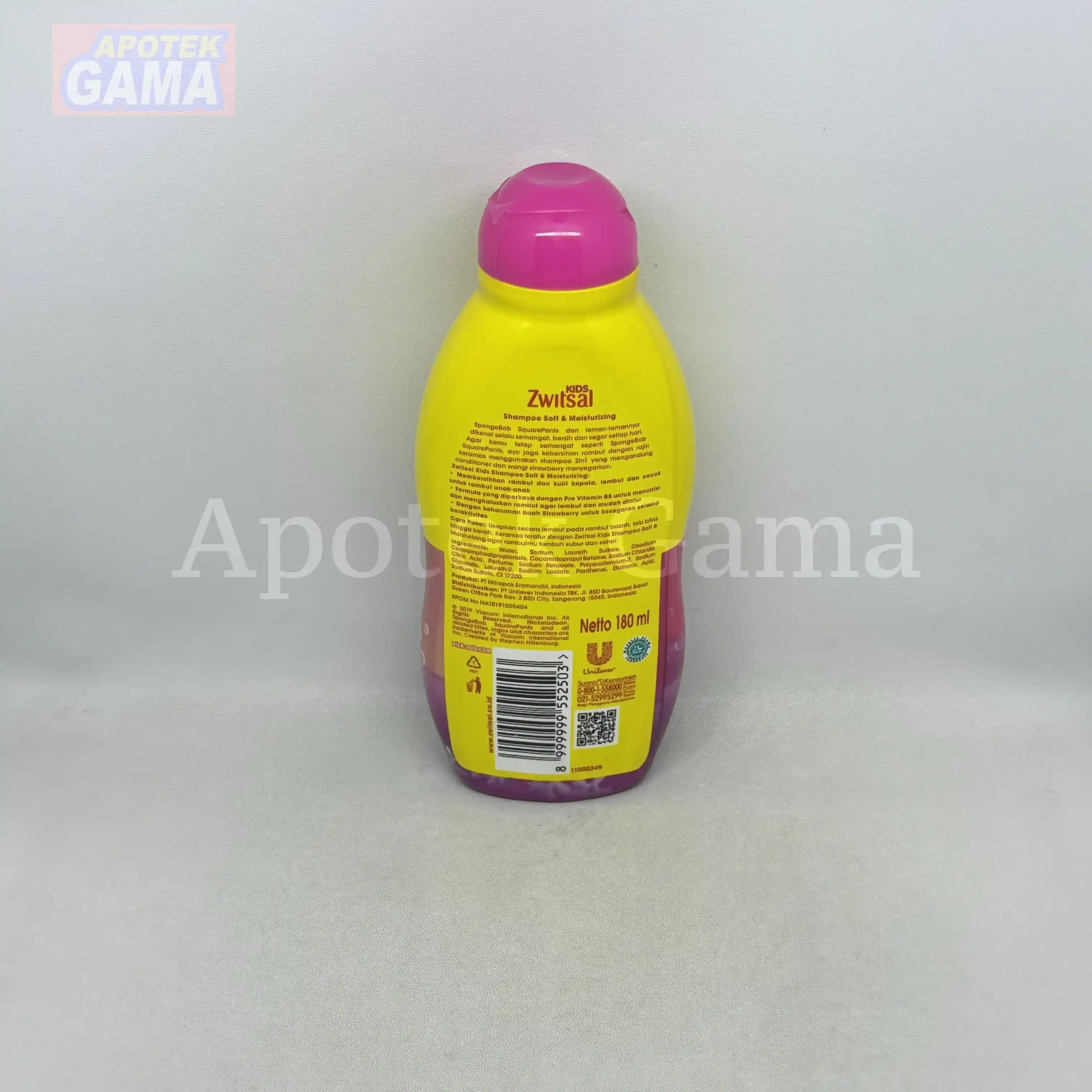 ZWITSAL KIDS SHAMPOO SOFT & MOISTURIZING 180 ML