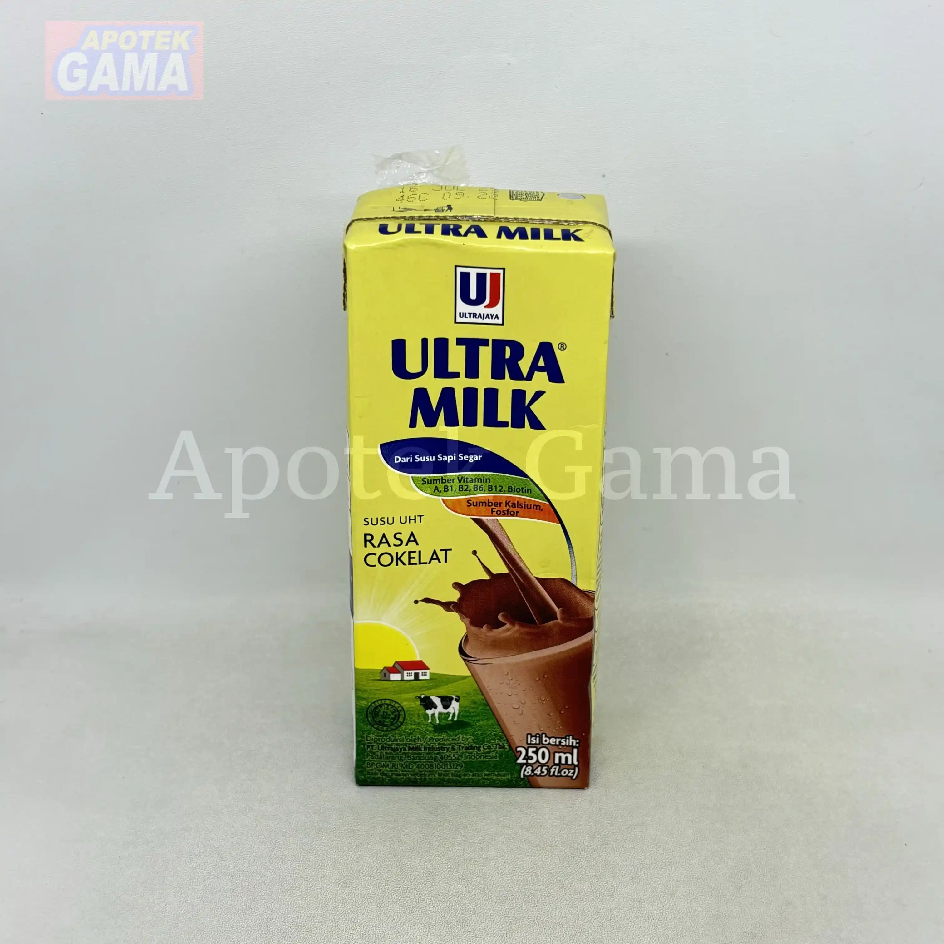 ULTRA MILK COKELAT 250ML 4