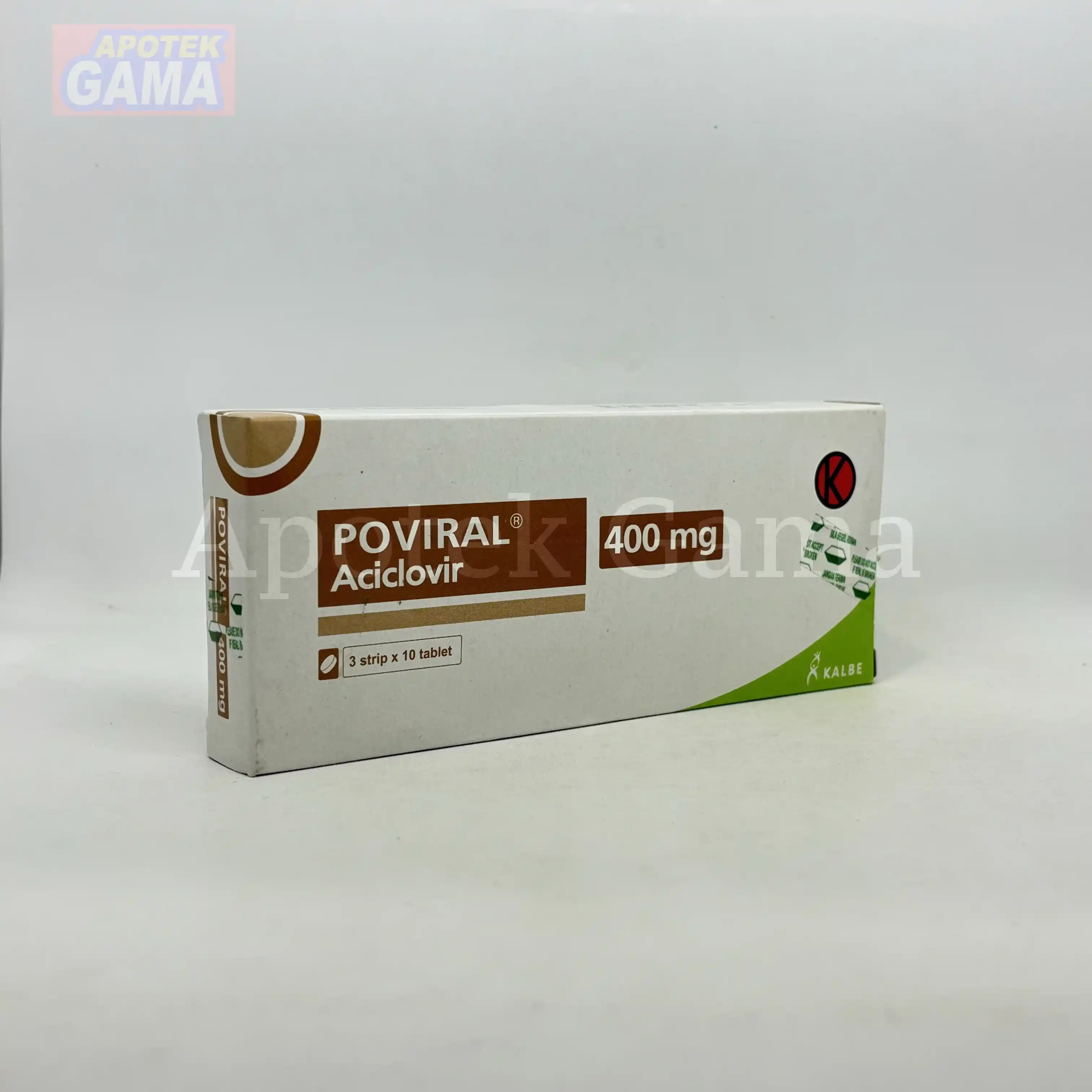 POVIRAL TAB 400 MG/30