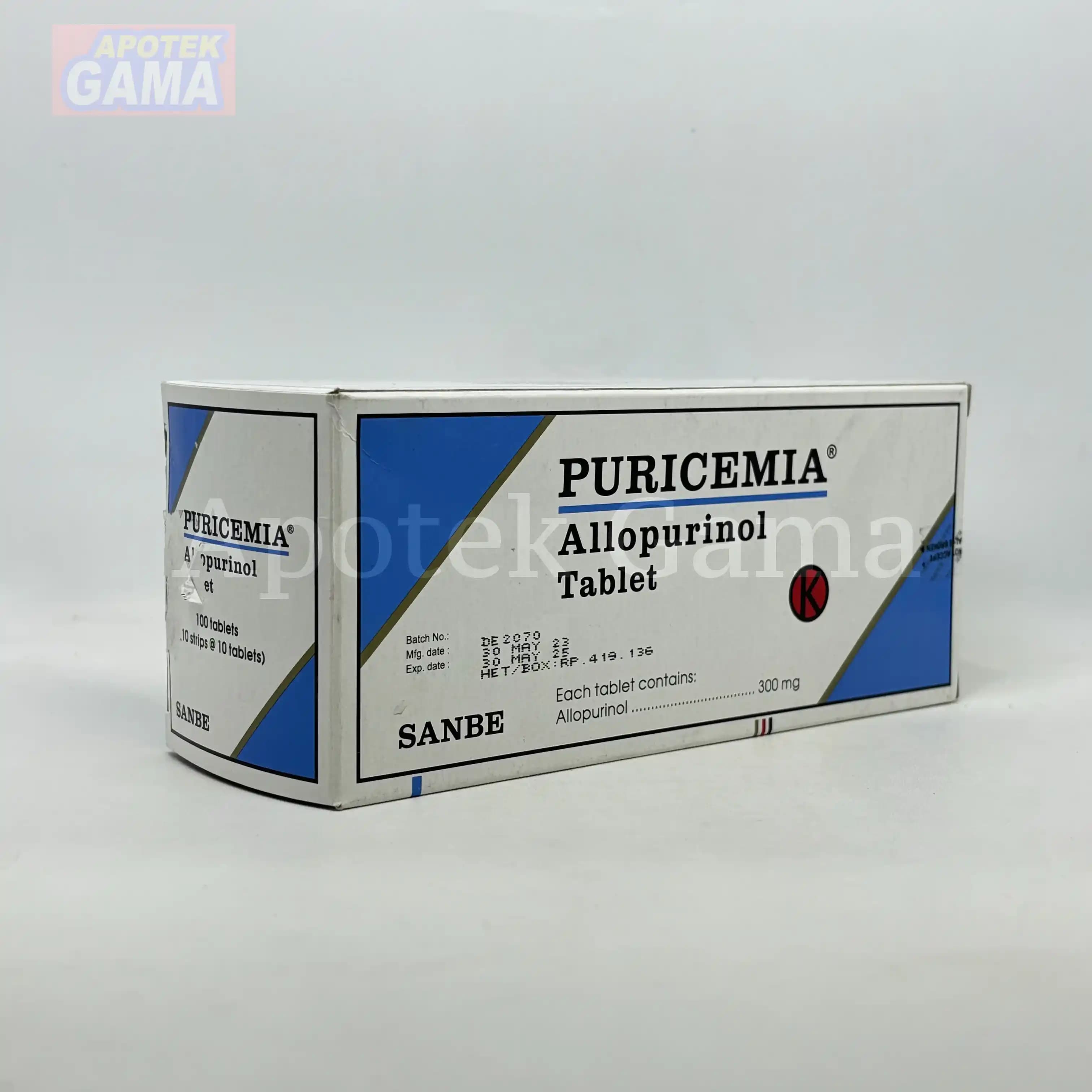 PURICEMIA 300MG TAB