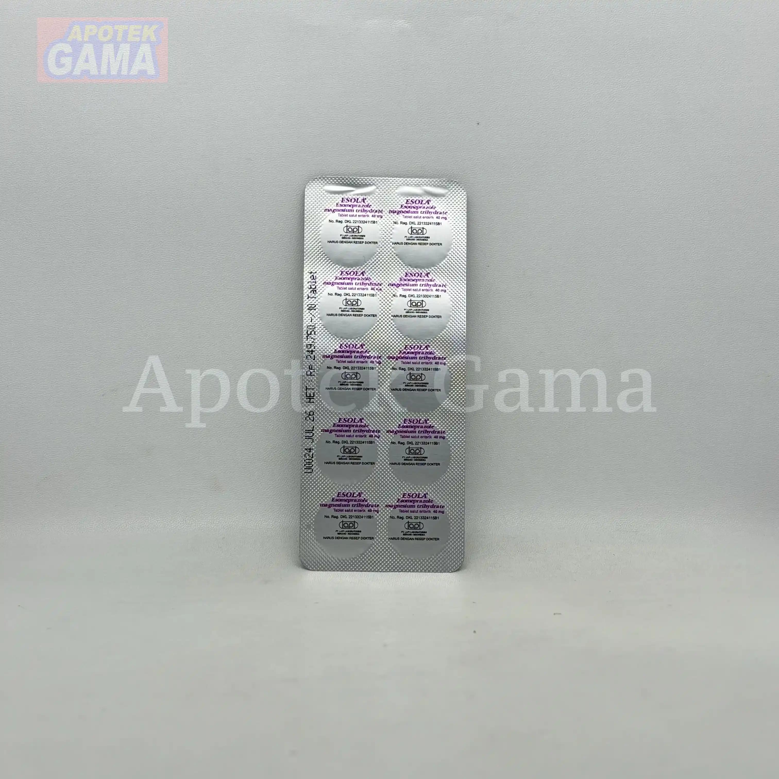 ESOLA TABLET 40 MG 4