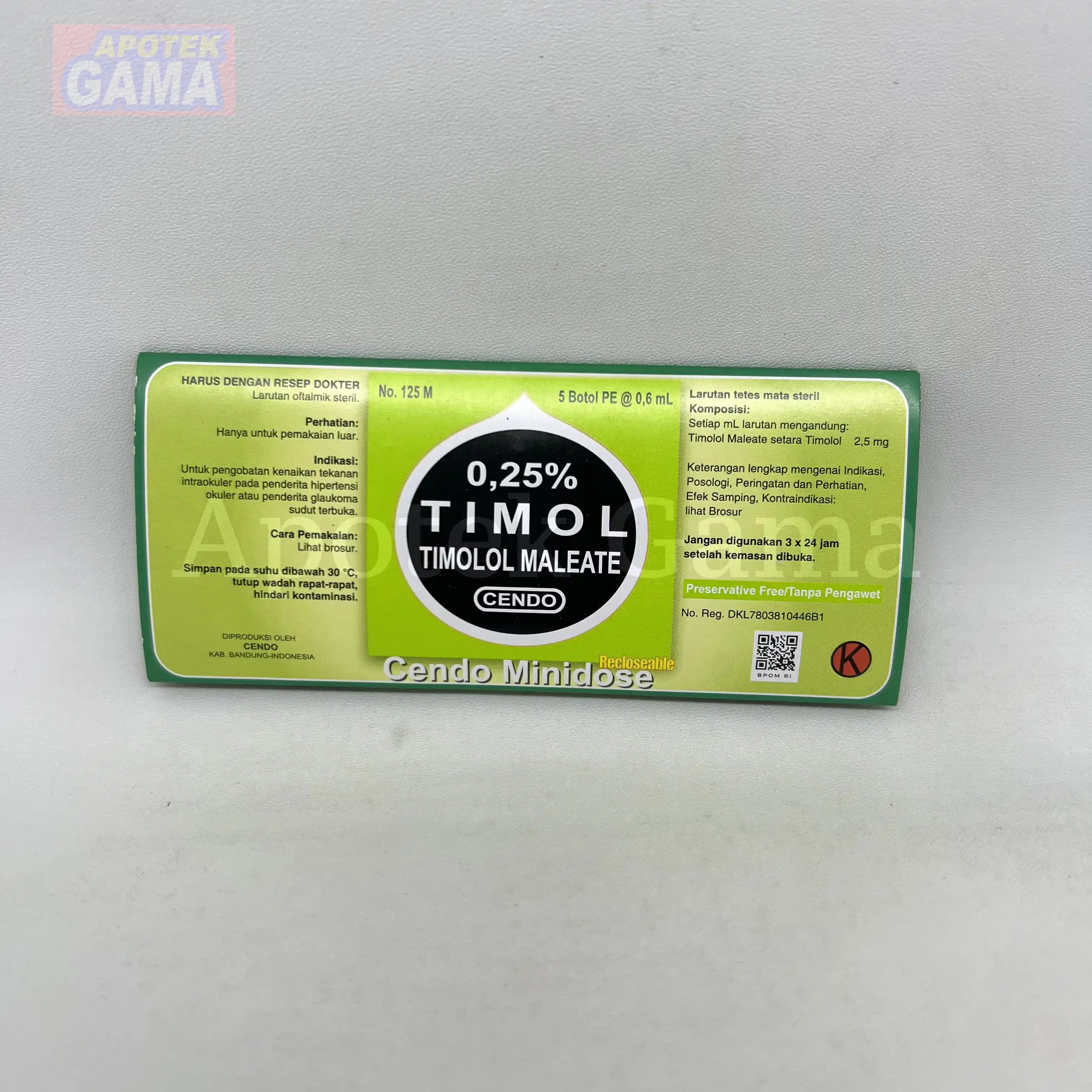C.TIMOL 0.25 % MD