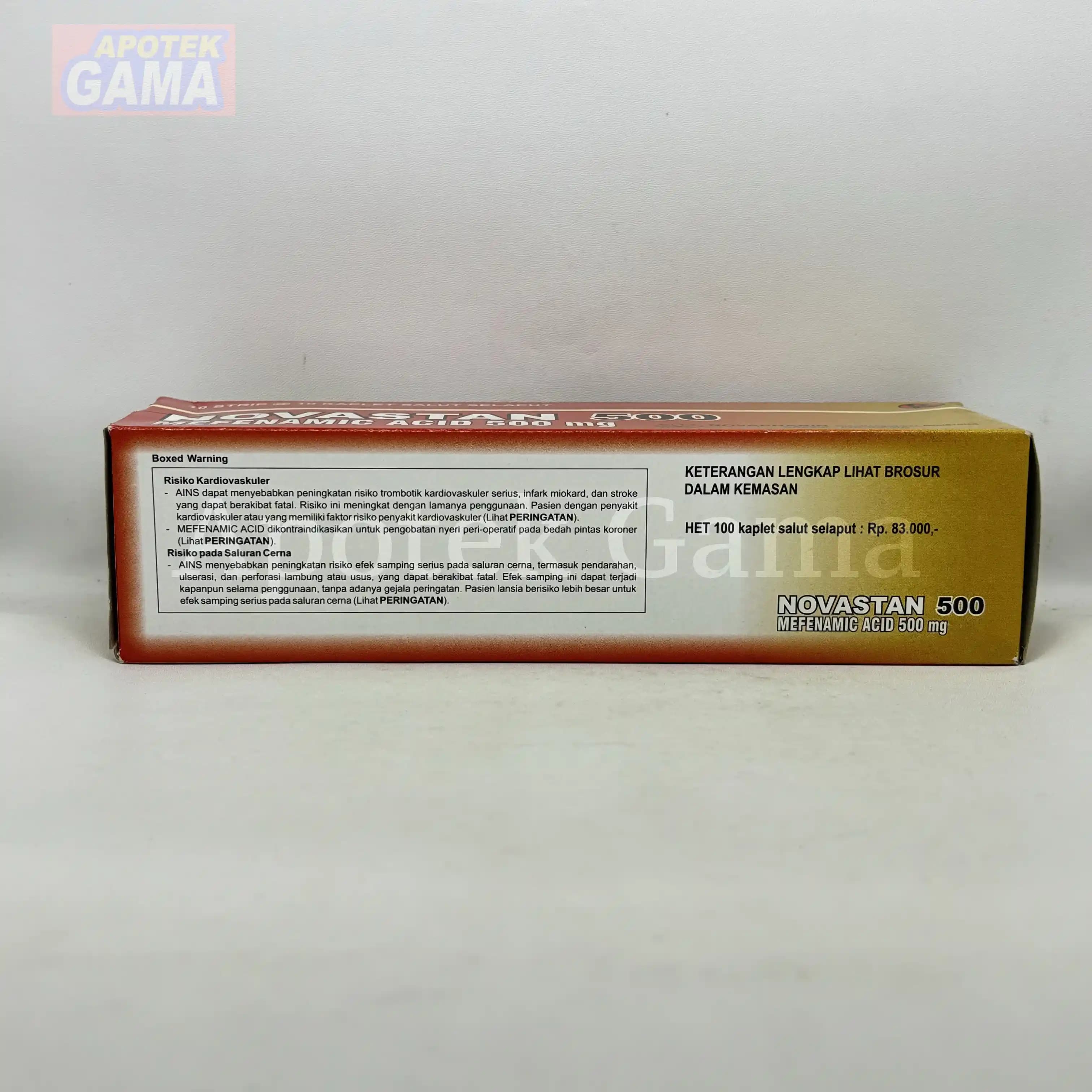 NOVASTAN KAP 500MG 5