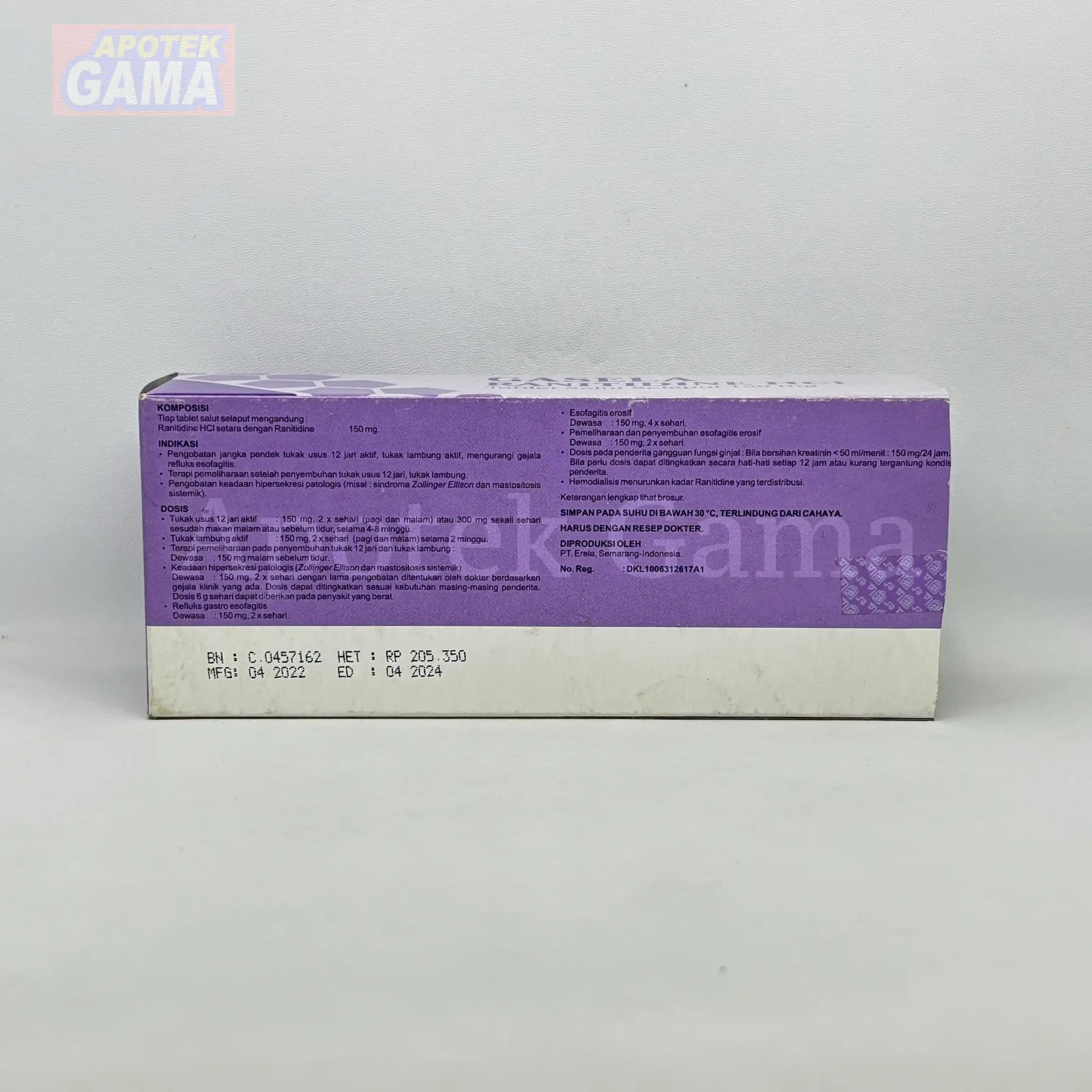 GASELA 10TAB/STRIP 6