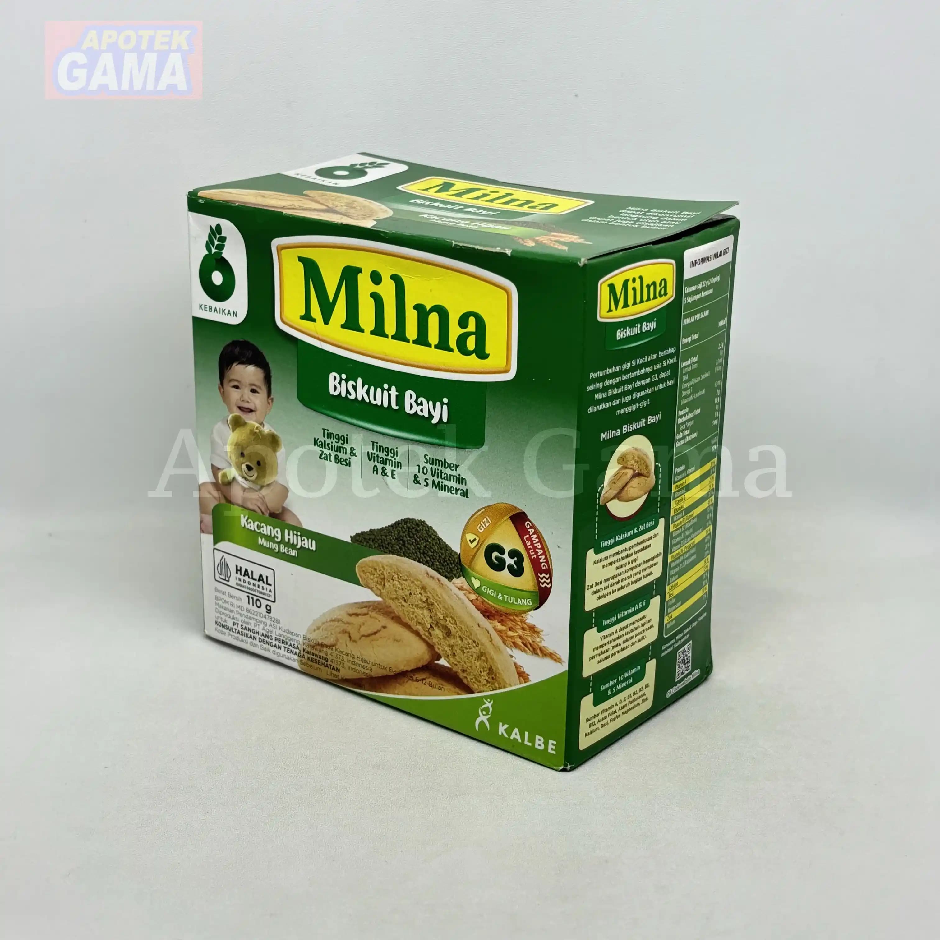MILNA BISKUIT BAYI 6+ KACANG HIJAU 130 GR 5