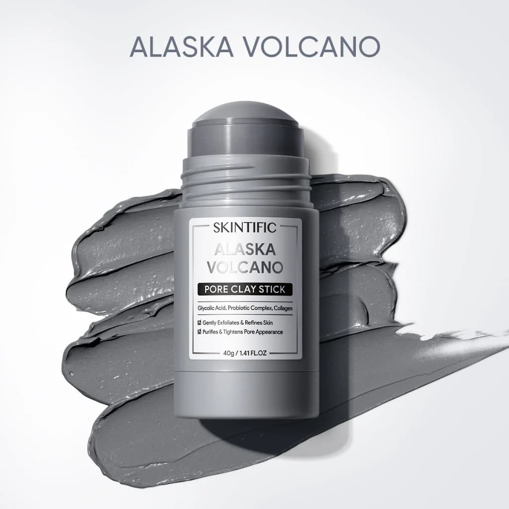 SKINTIFIC ALASKA VOLCANO PORE CLAY STICK 40GR 4