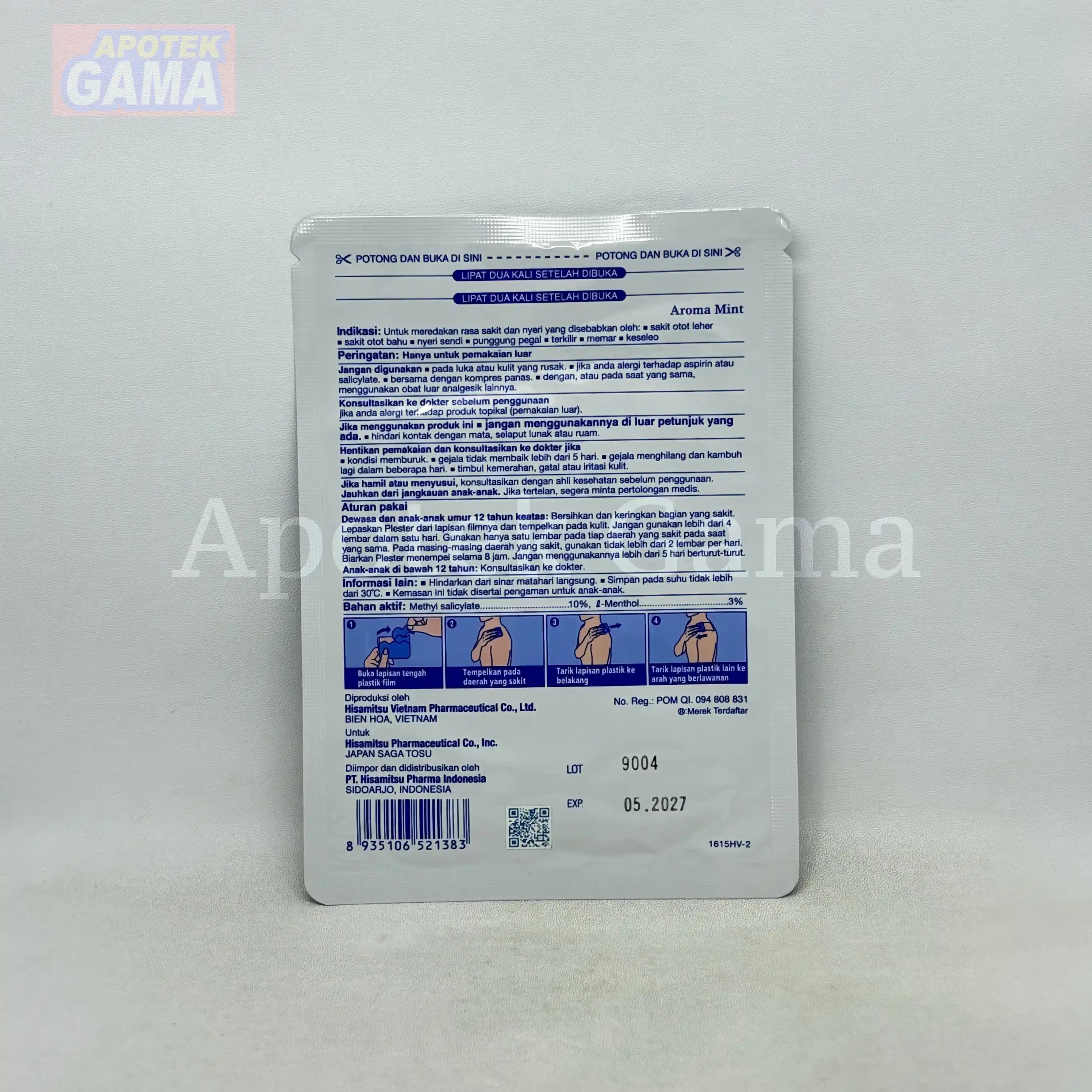 SALONPAS PAIN RELIEF PATCH 3