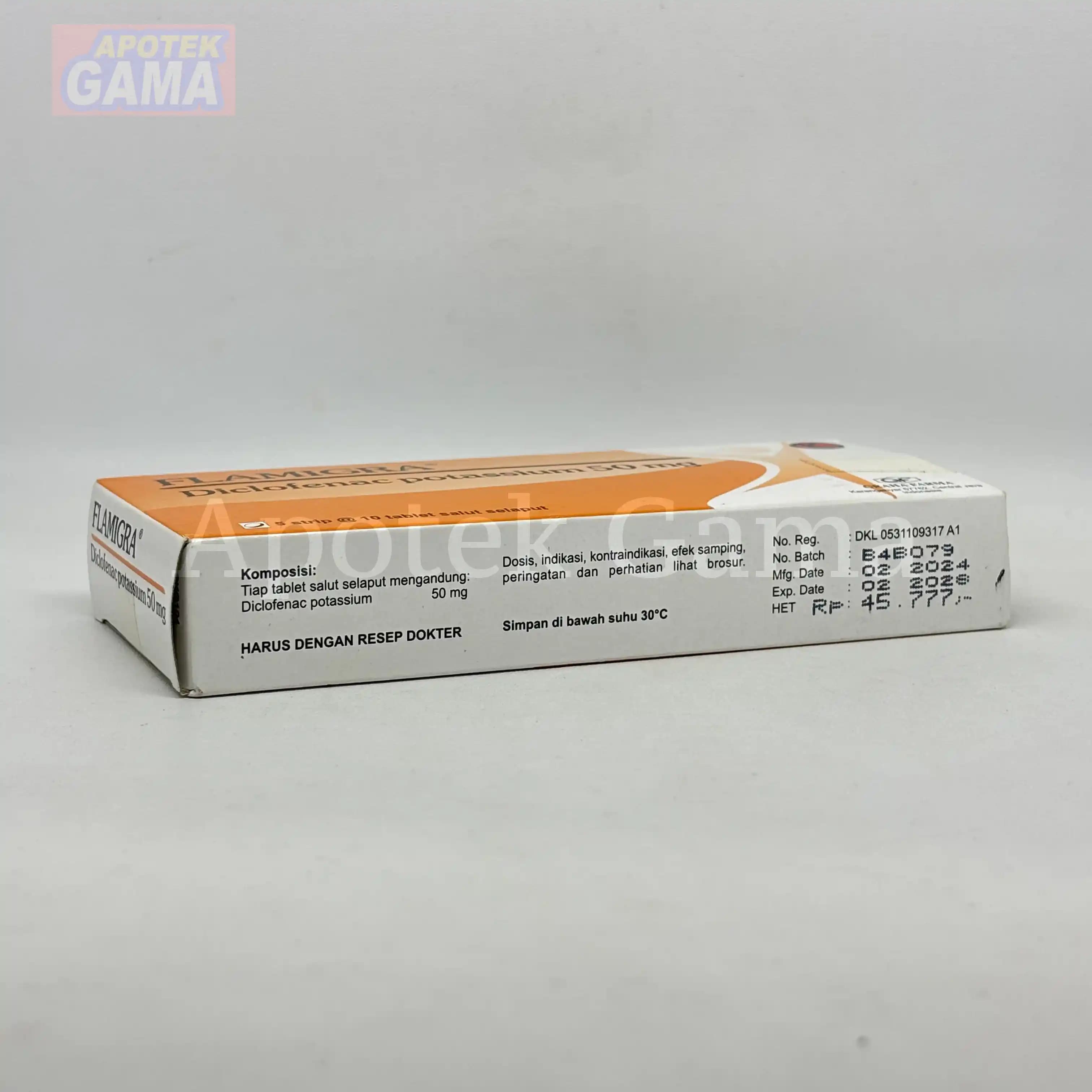 FLAMIGRA TAB 50MG 2