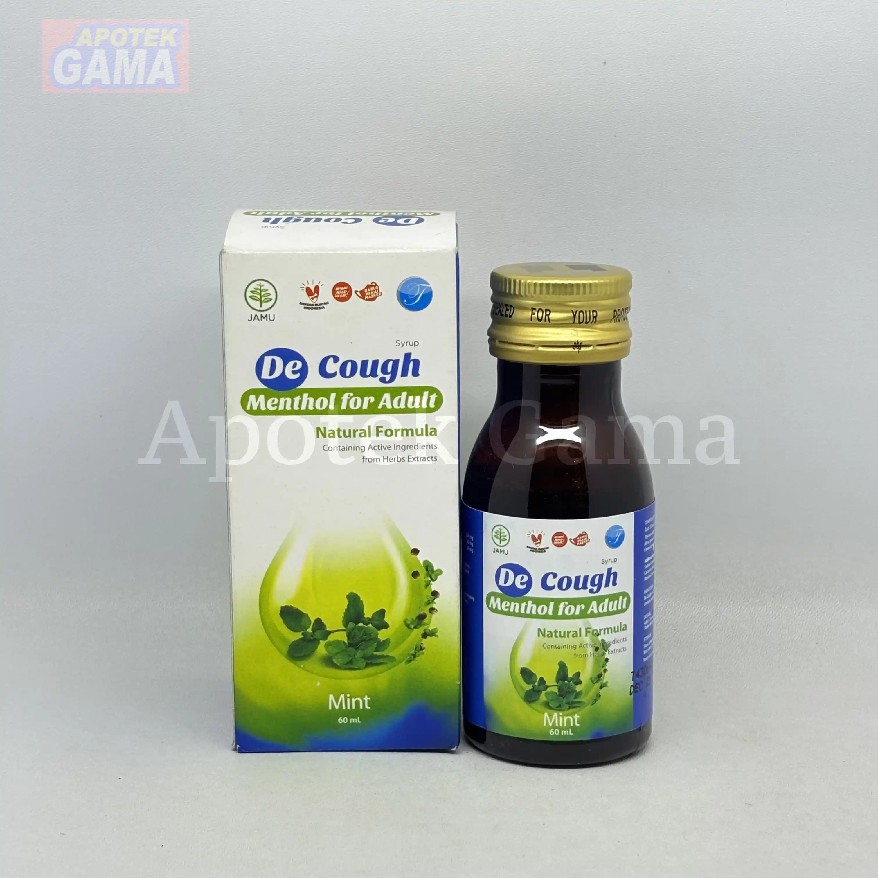 DE COUGH MINT 60 ML  2