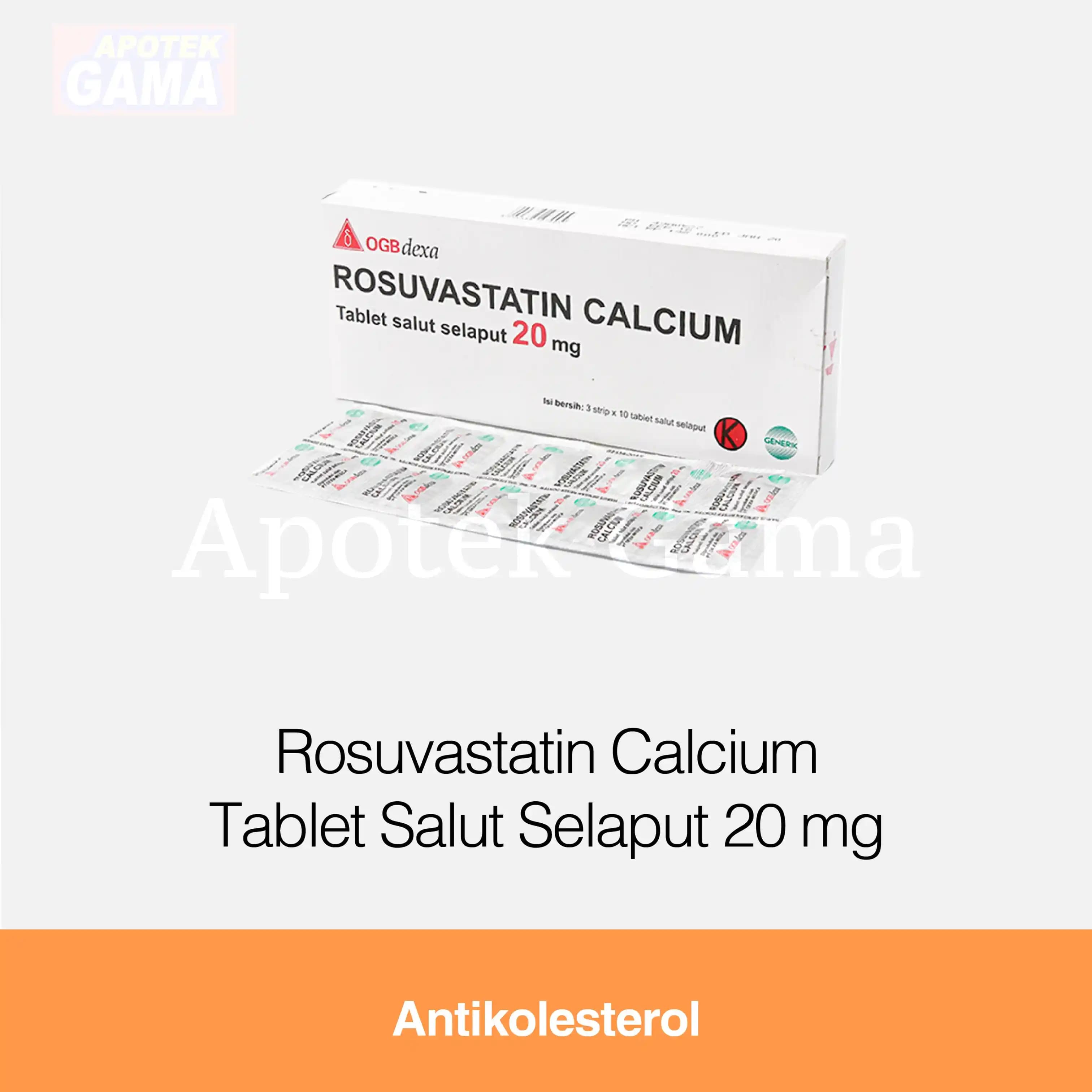 ROSUVASTATIN CALCIUM 20 MG 