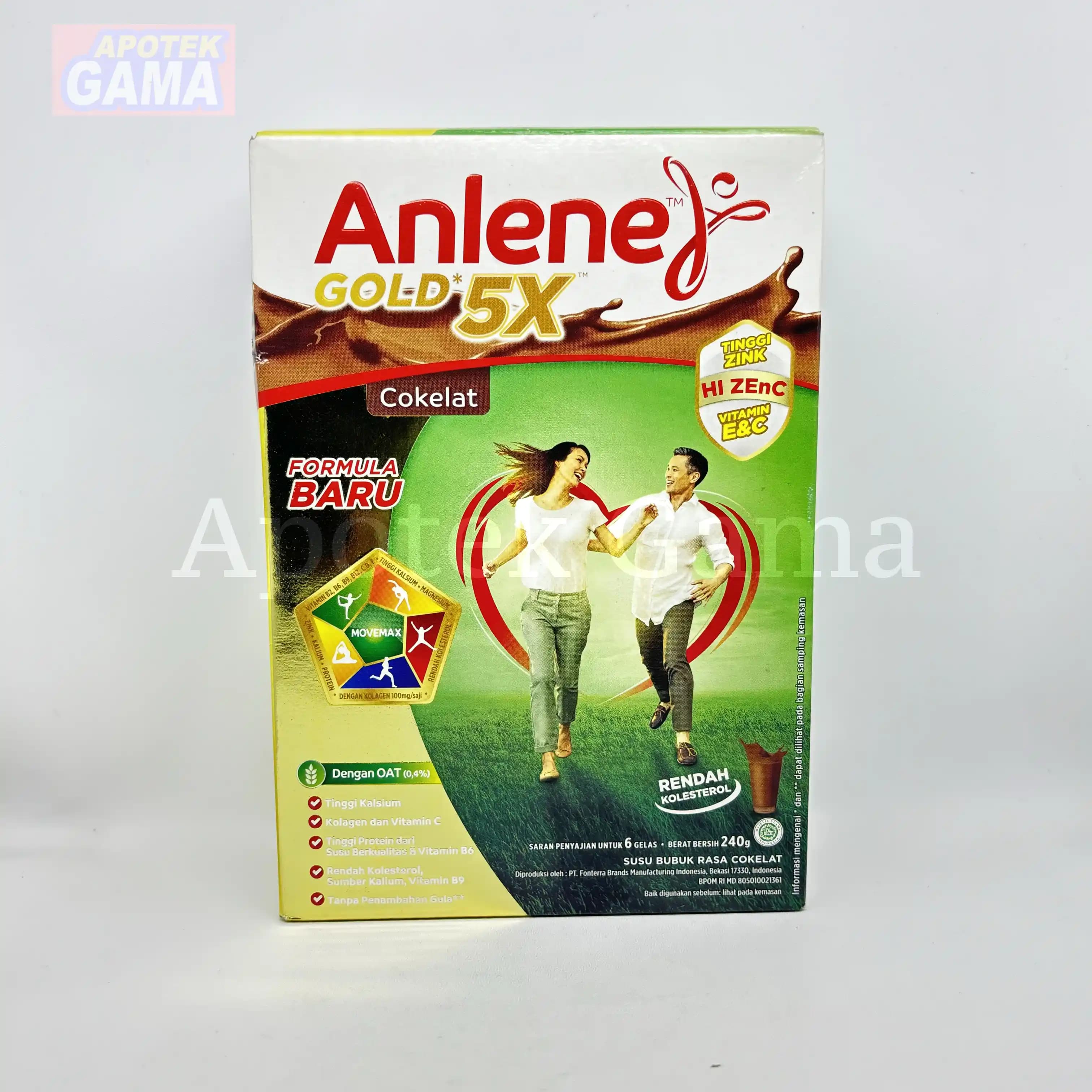 ANLENE GOLD COKLAT 250 G 4