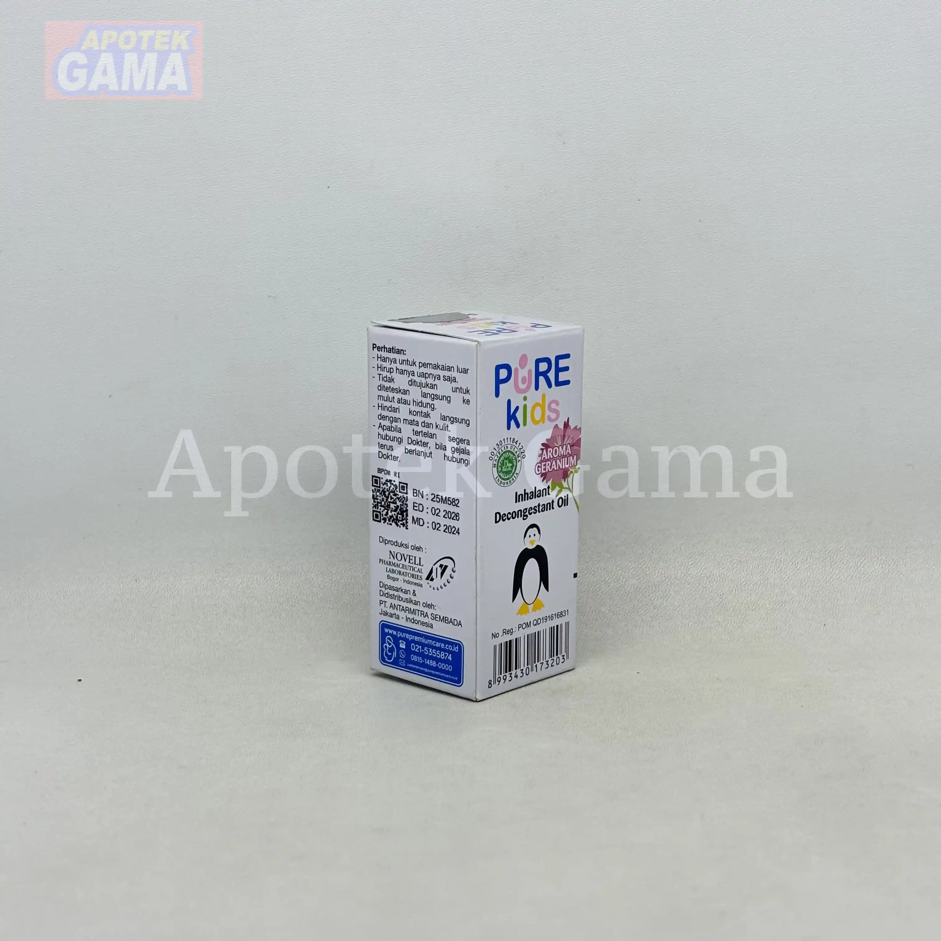 PURE KIDS INHALANT GERANIUM 10ML 5