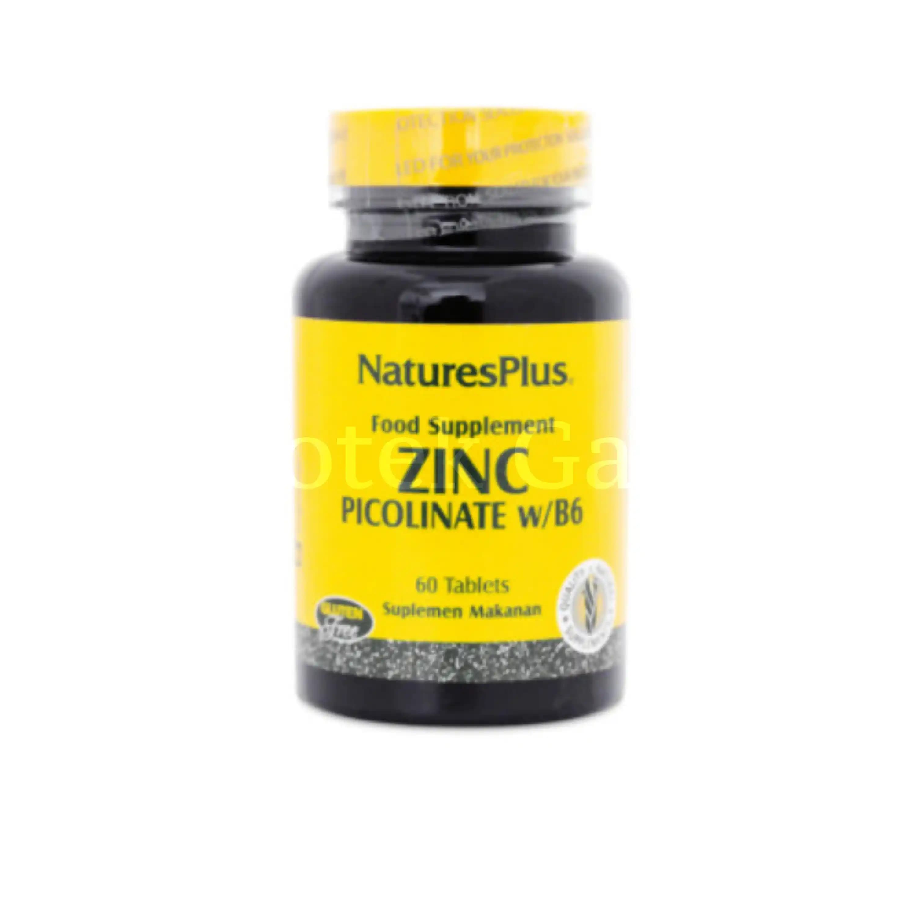 NATURES PLUS ZINC PICOLINATE 60S 2