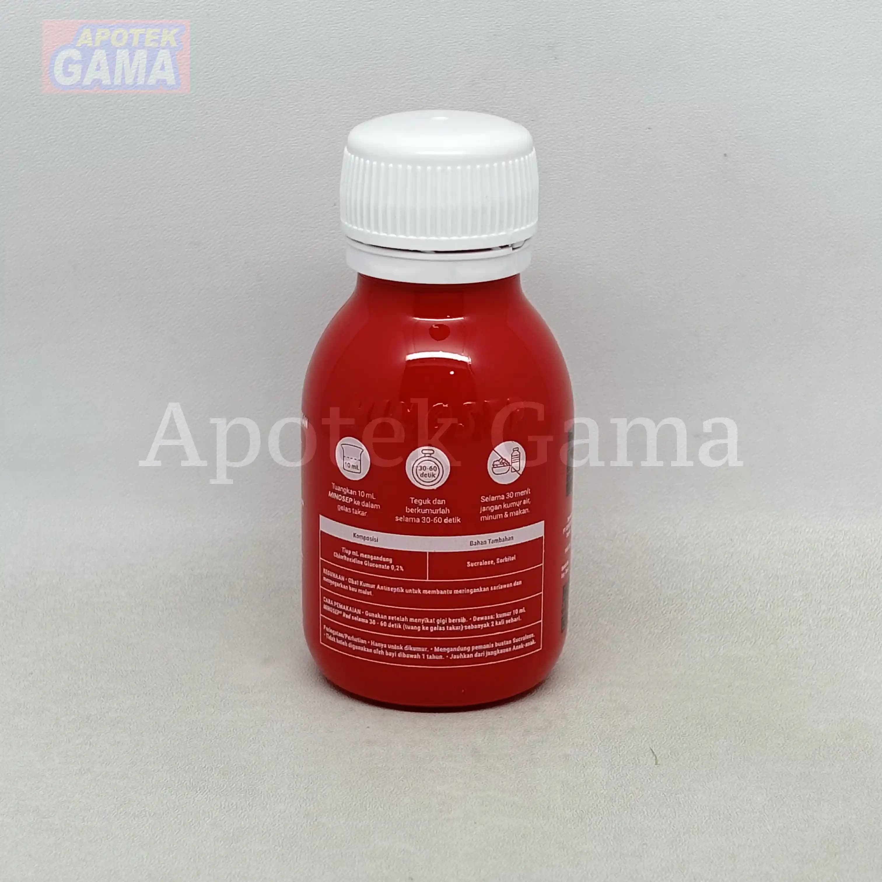 MINOSEP OBAT KUMUR 0.2% 60 ML 2