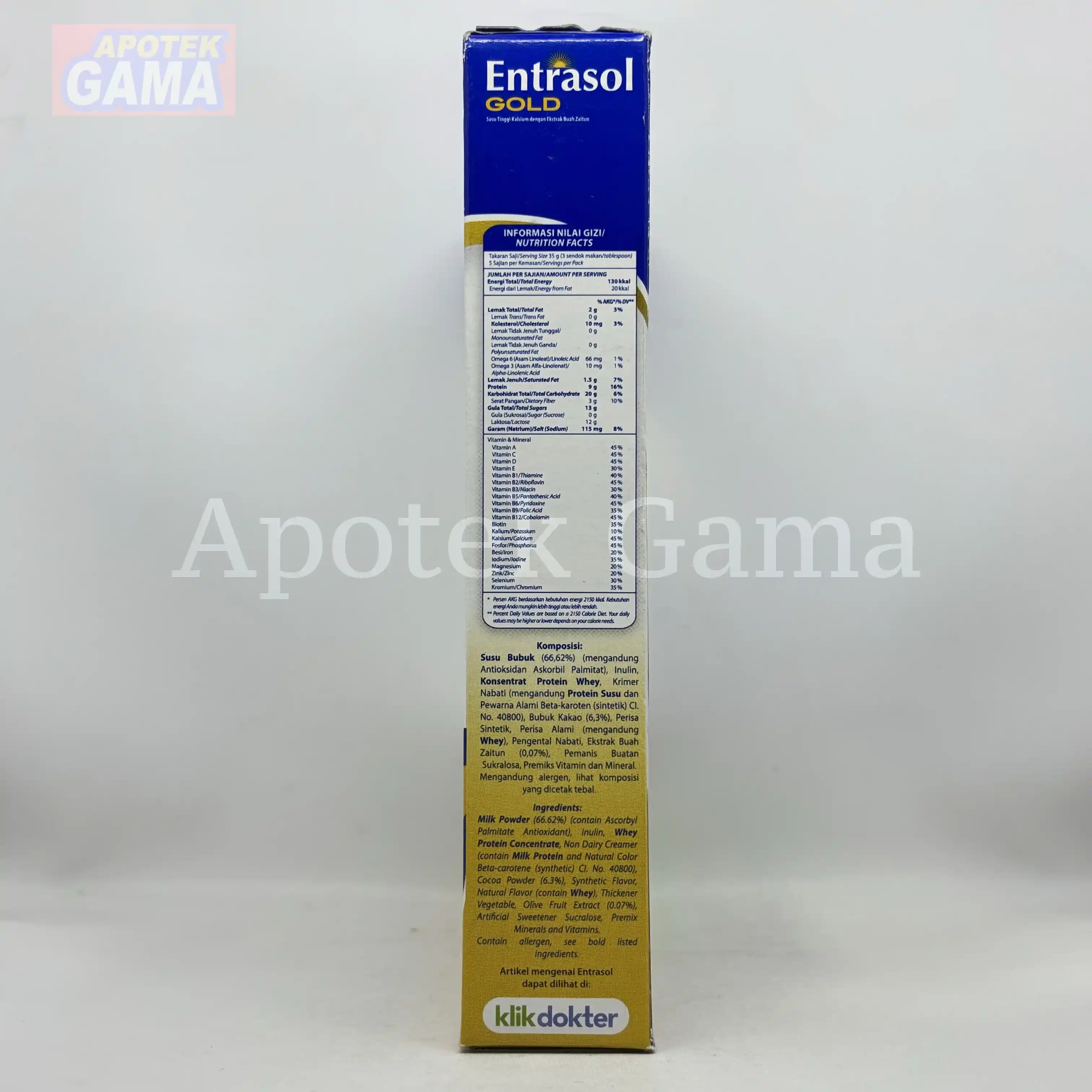 ENTRASOL GOLD COKLAT 170 G 5